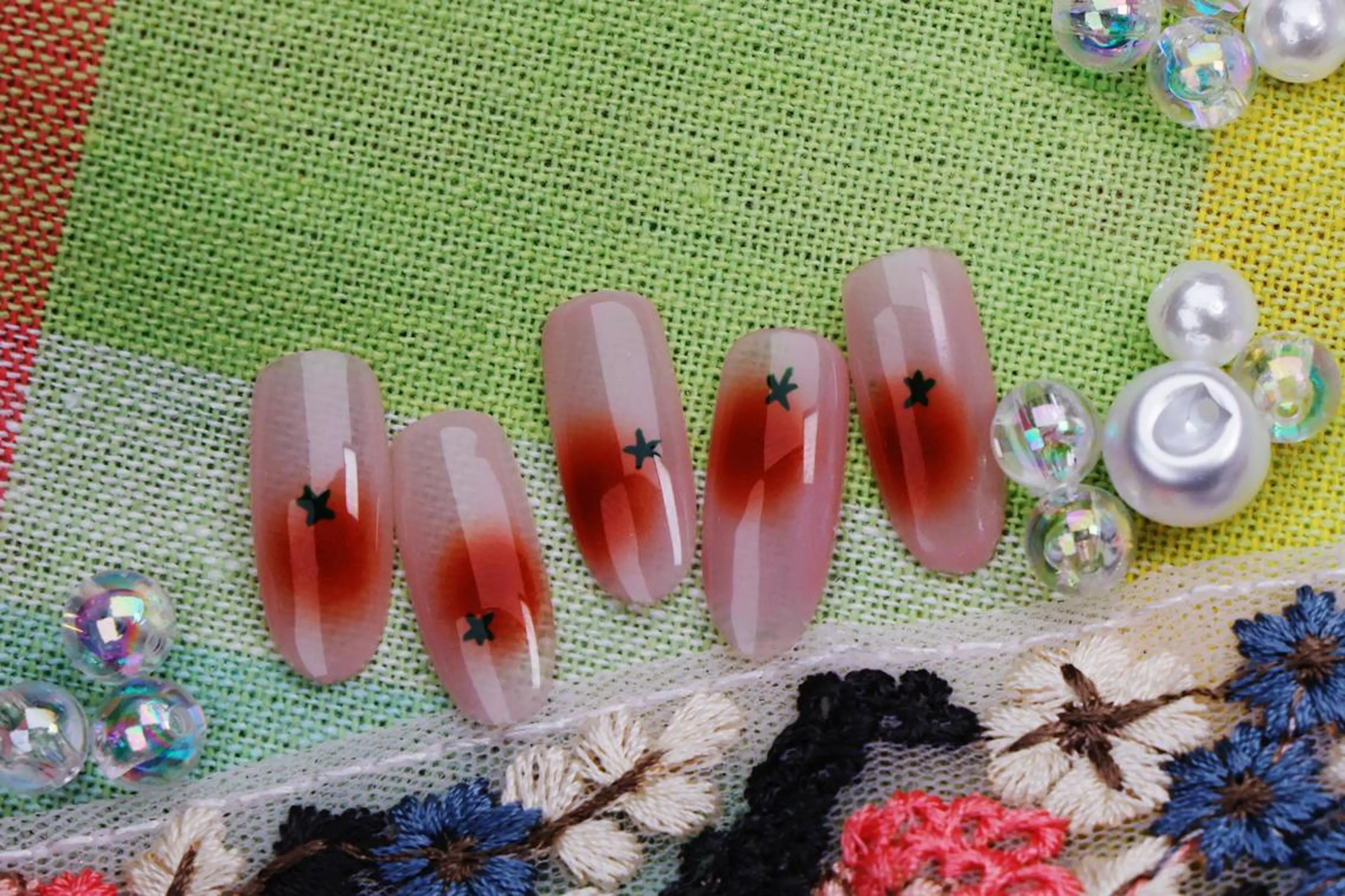 ネイル ハロウィン ロングネイル マグネットネイル スカルプネイル ネイルチップ ハンドネイル MSS みきのネイルデザイン