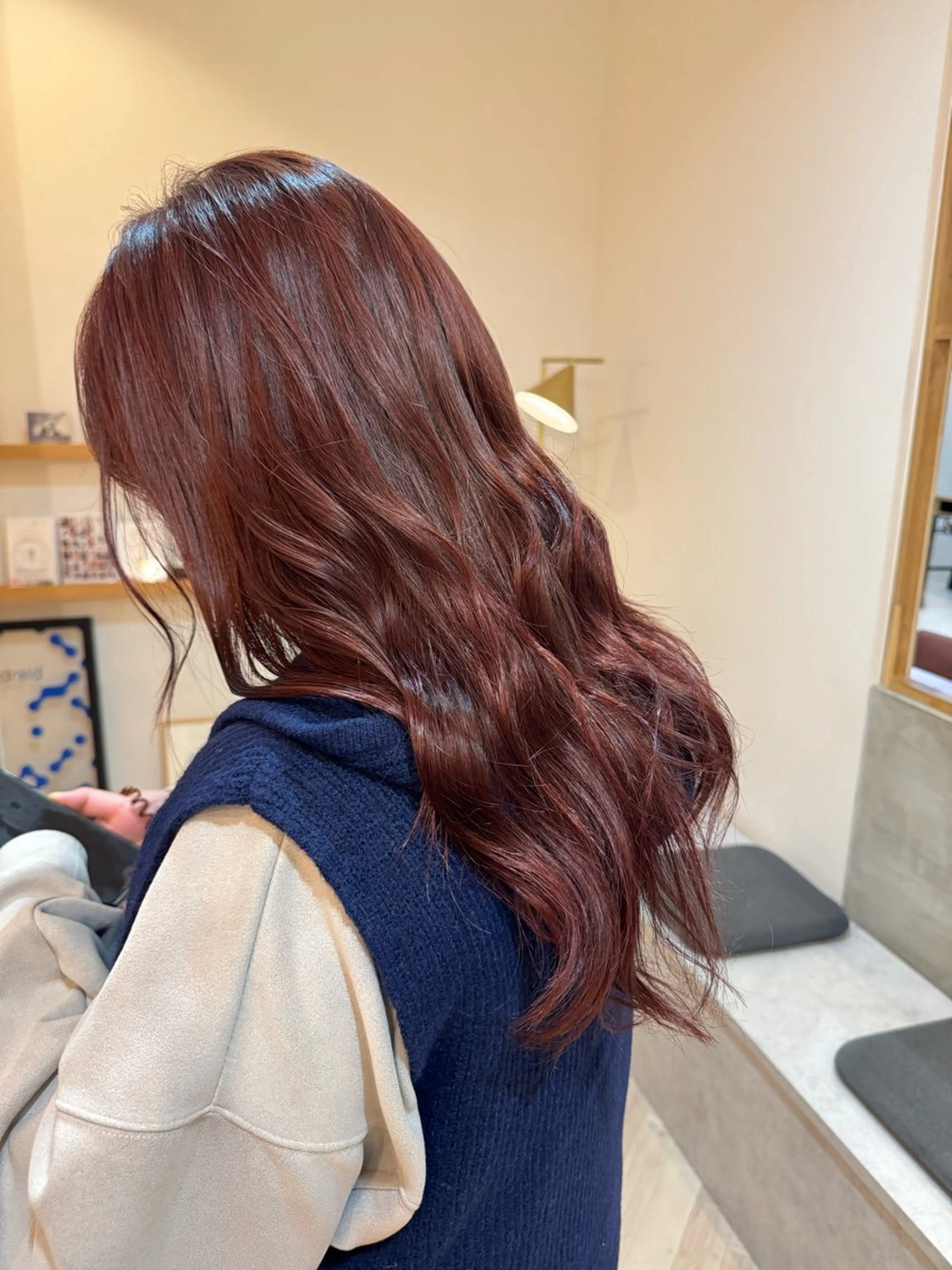 セミロング カラー カット ヘアカラー トリートメント 透明感カラー/レイ ヤー/Nana🌈のヘアスタイル