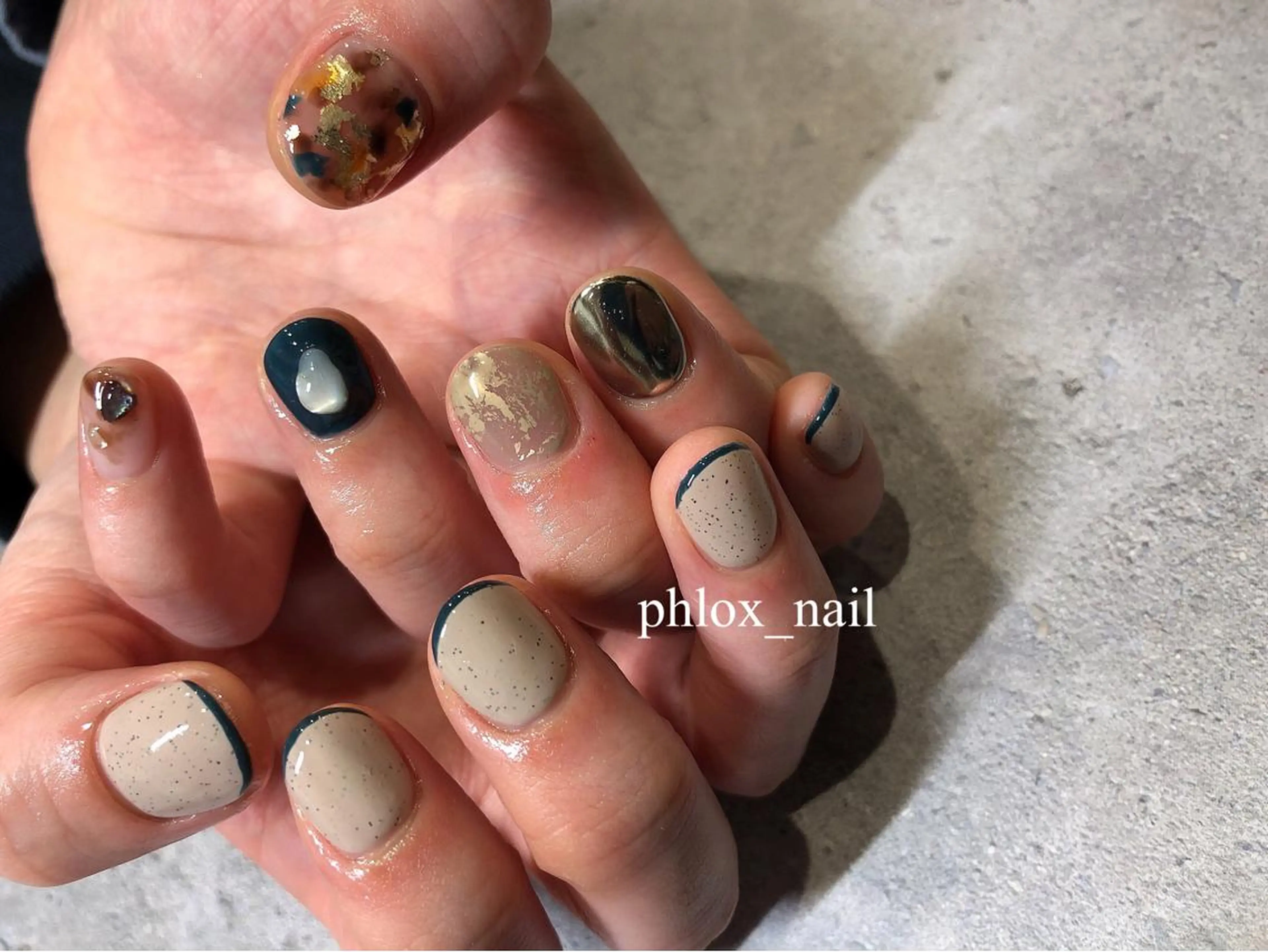 ネイル s/w ＿shokoのネイルデザイン