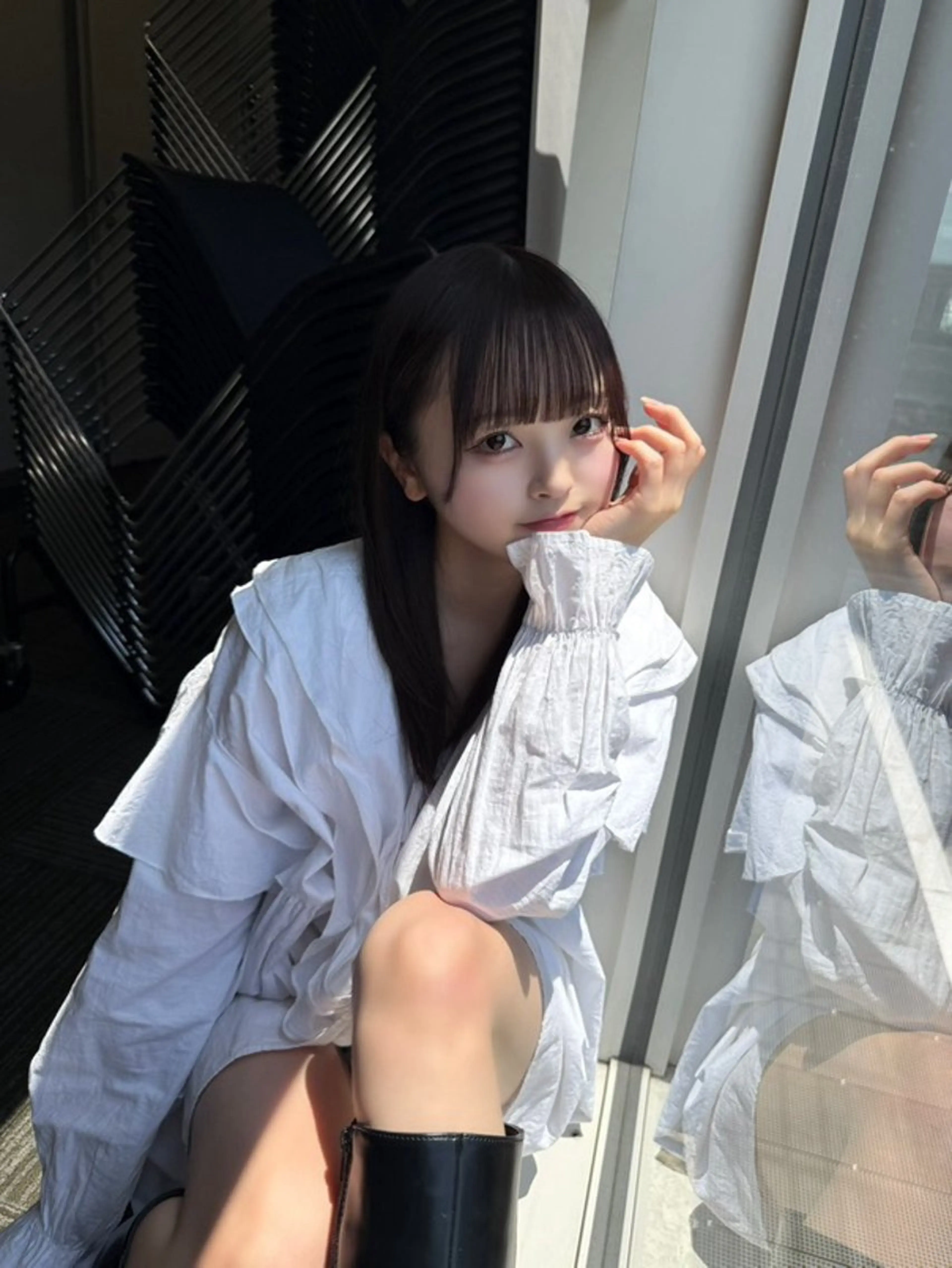 💕大流行中💕❣️アイドル前髪カット＋透明感艶ケアカラー＋TOKIO 1step超音波トリートメントの写真