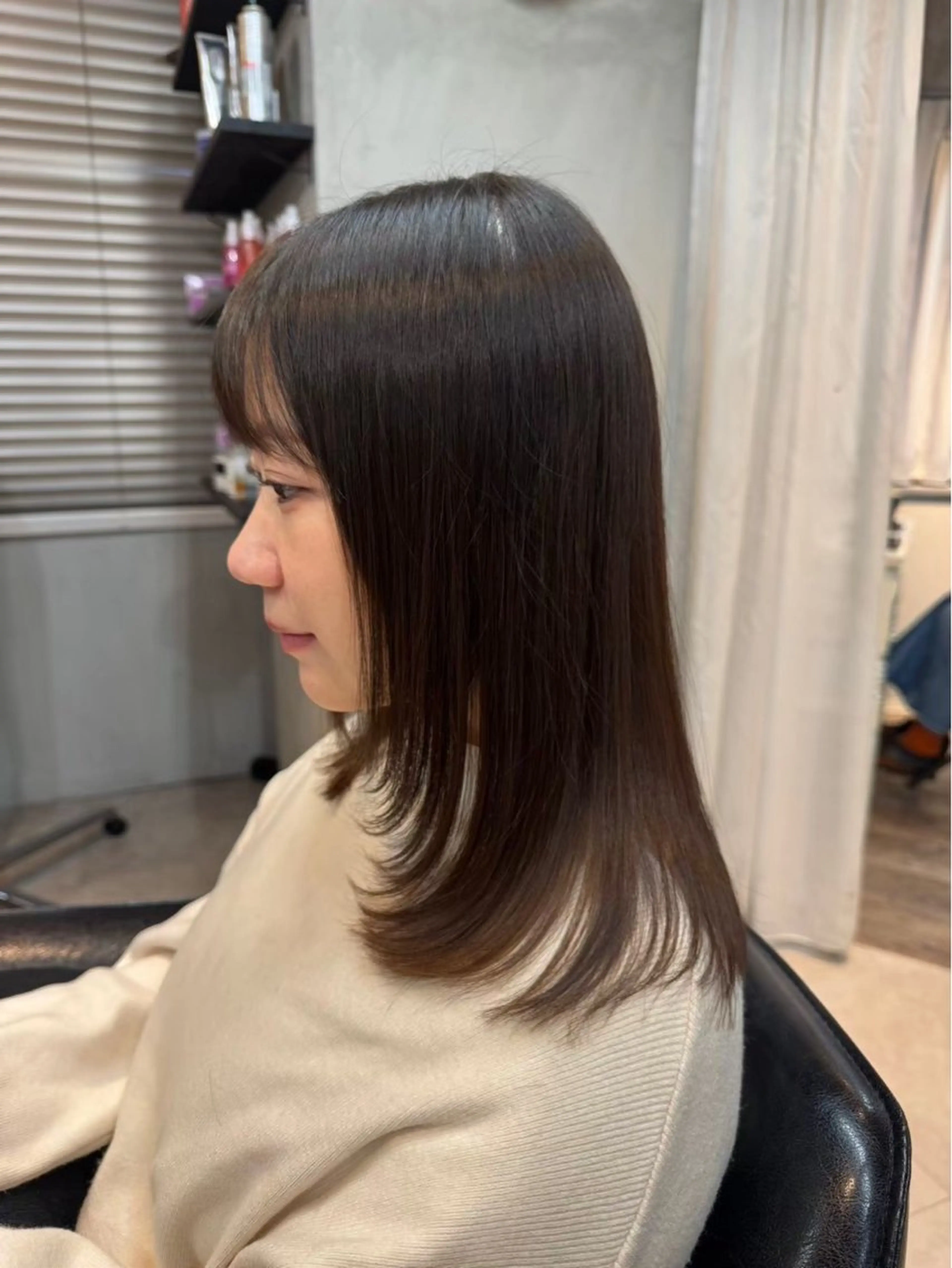 ミディアム 韓国系/ダブルカラー /トグチリンカのヘアスタイル