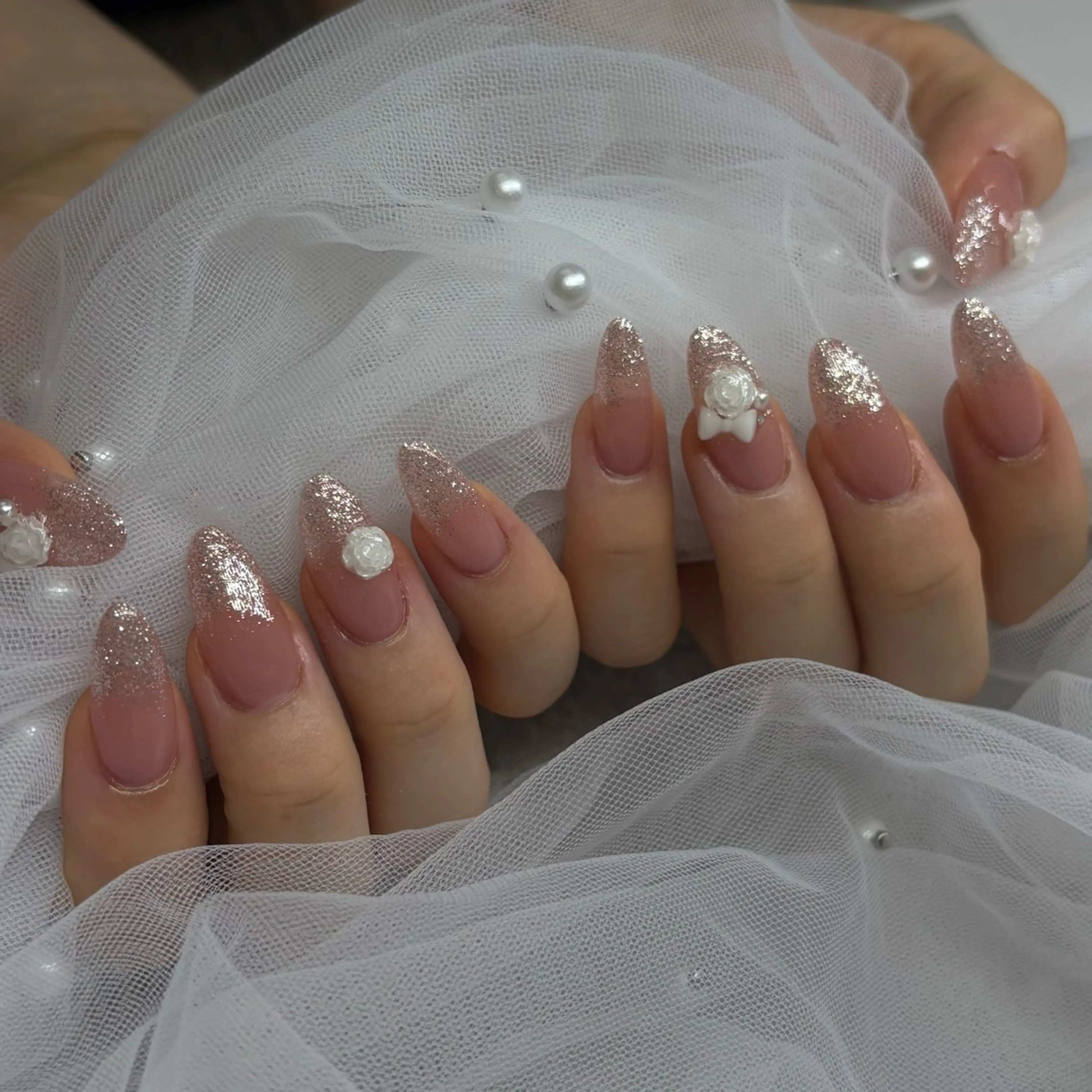 ネイル アートネイル 長さ出し ハンドネイル ANNE 綾瀬店 suzukaのネイルデザイン