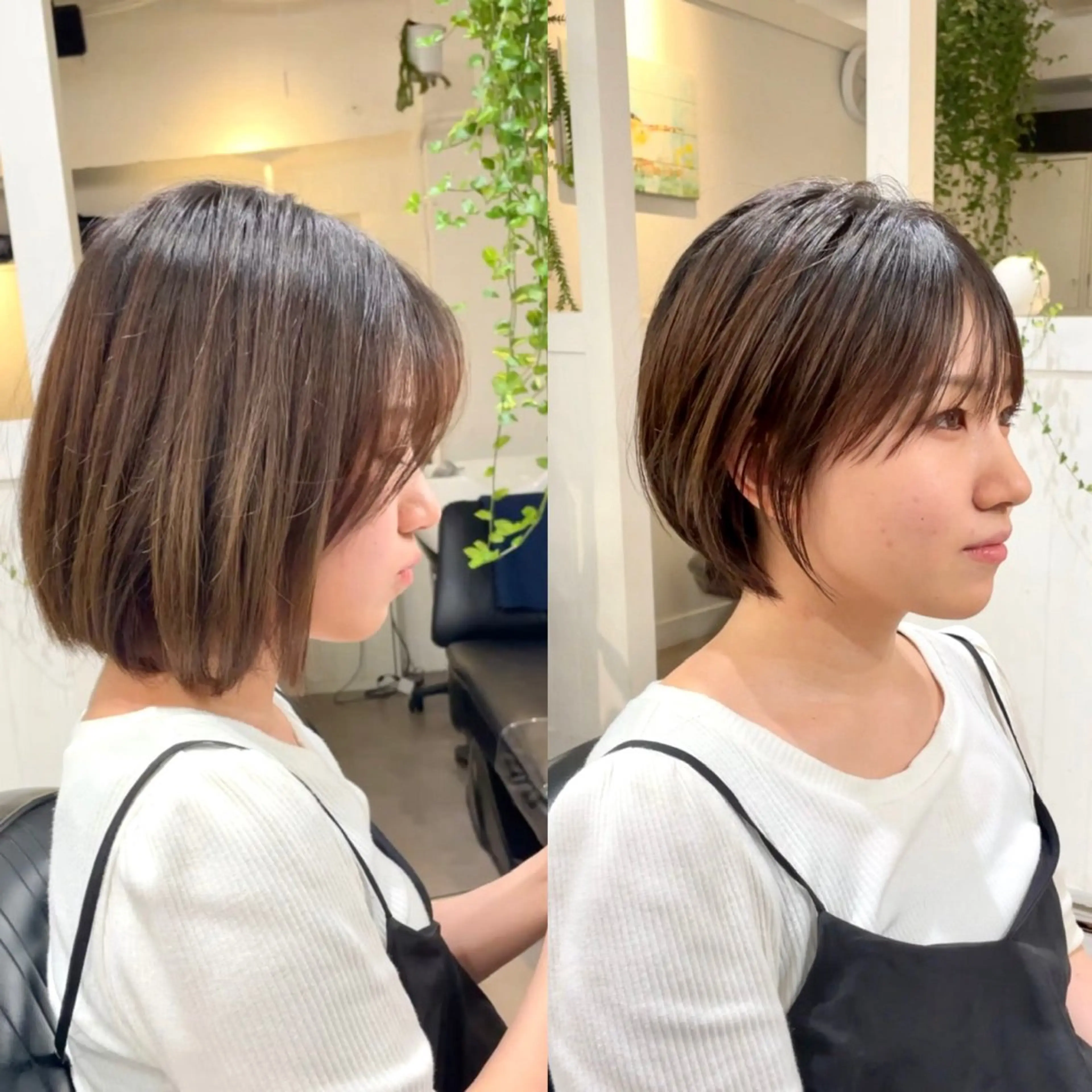 ショート カラー ショートボブ ボブ ショートヘア 表参道【髪質改善】 宮嶋勇太のヘアスタイル