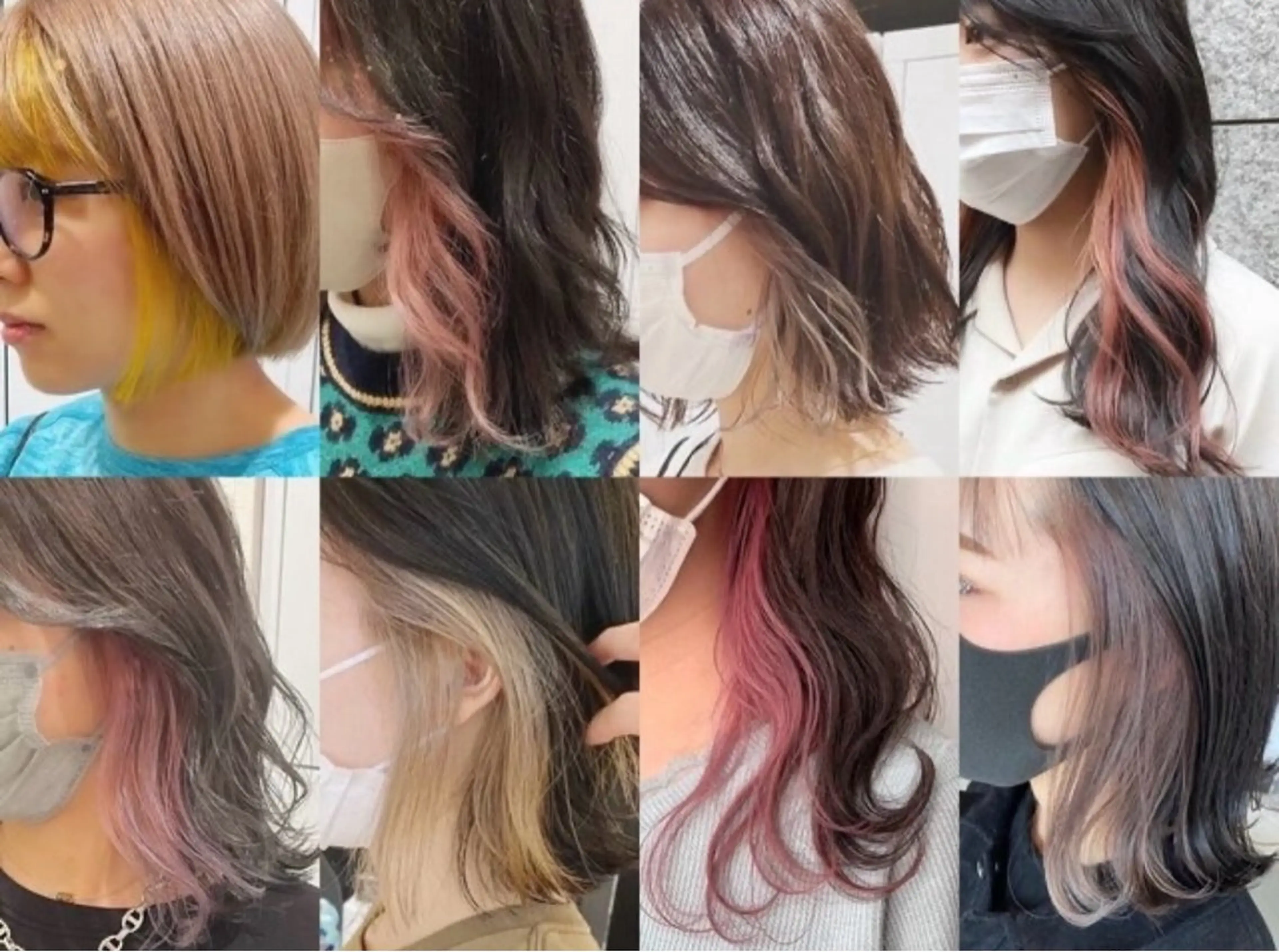 🎨くくっても可愛い♪カット+カラー+インナーカラー【泉大津/髪質改善】の写真