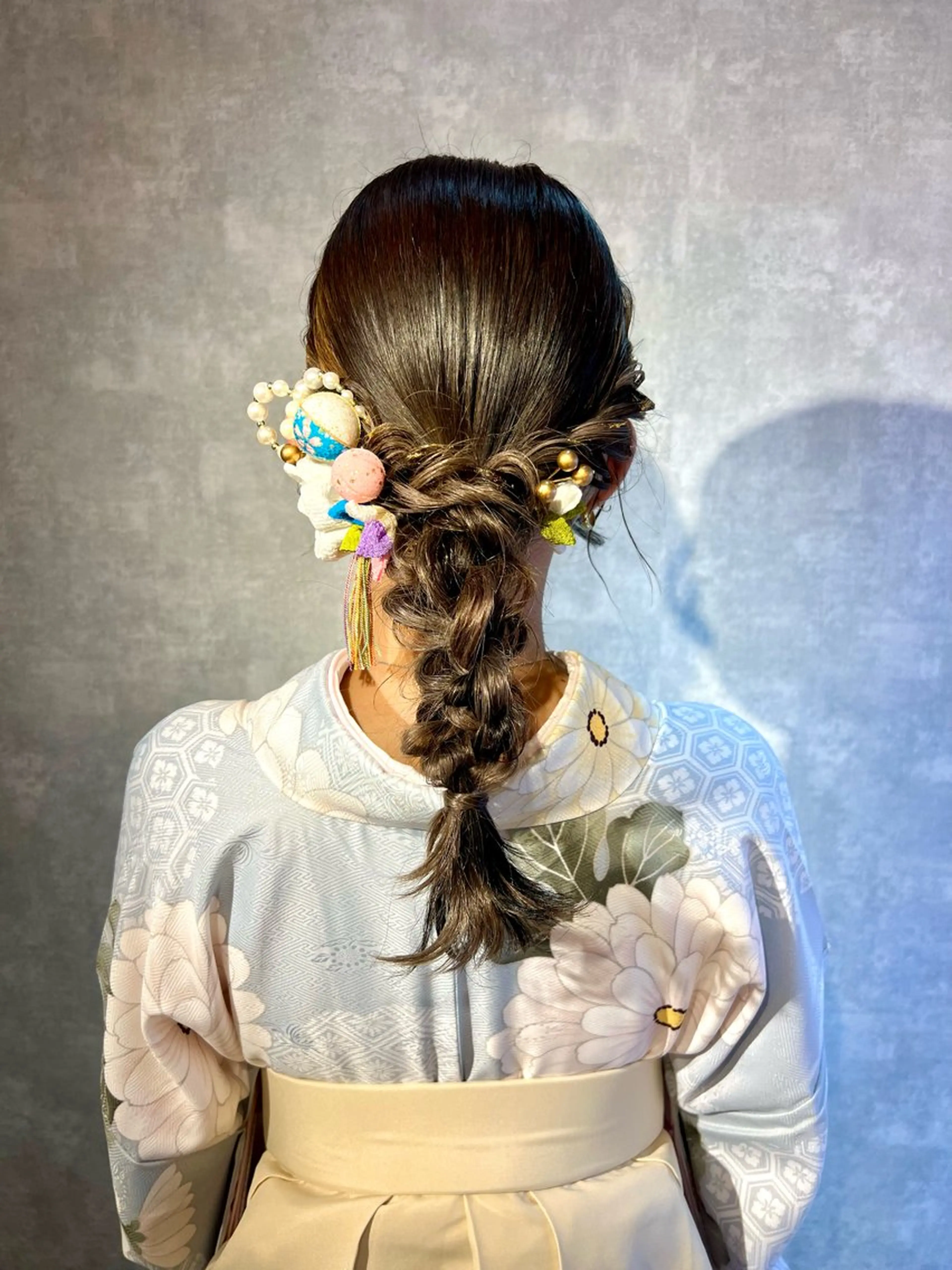 ロング ヘアアレンジ ヘアセット 池田 みのりのヘアスタイル