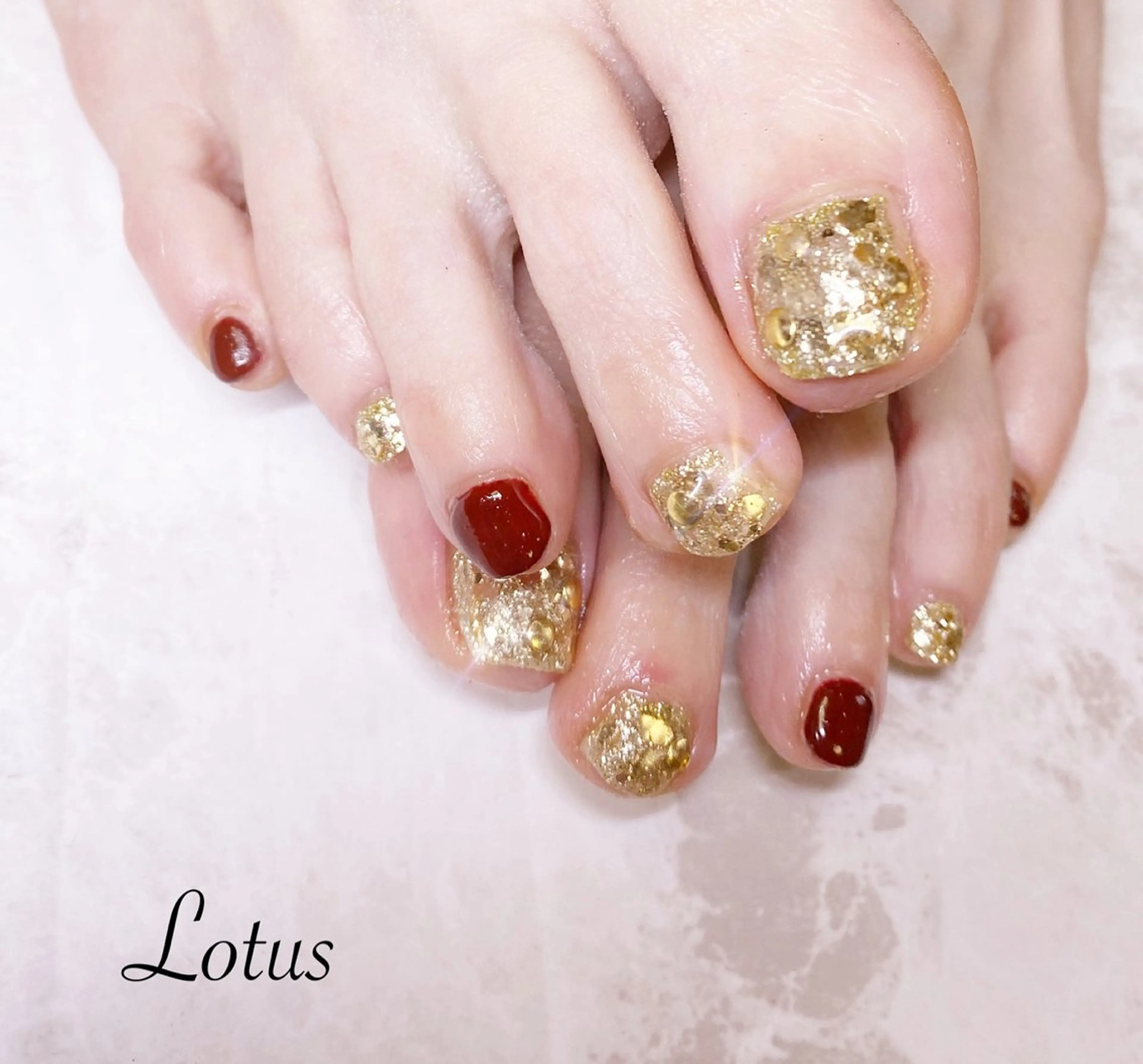 ネイル ハンドネイル フットネイル ネイル＆脱毛 Lotus🌸のネイルデザイン