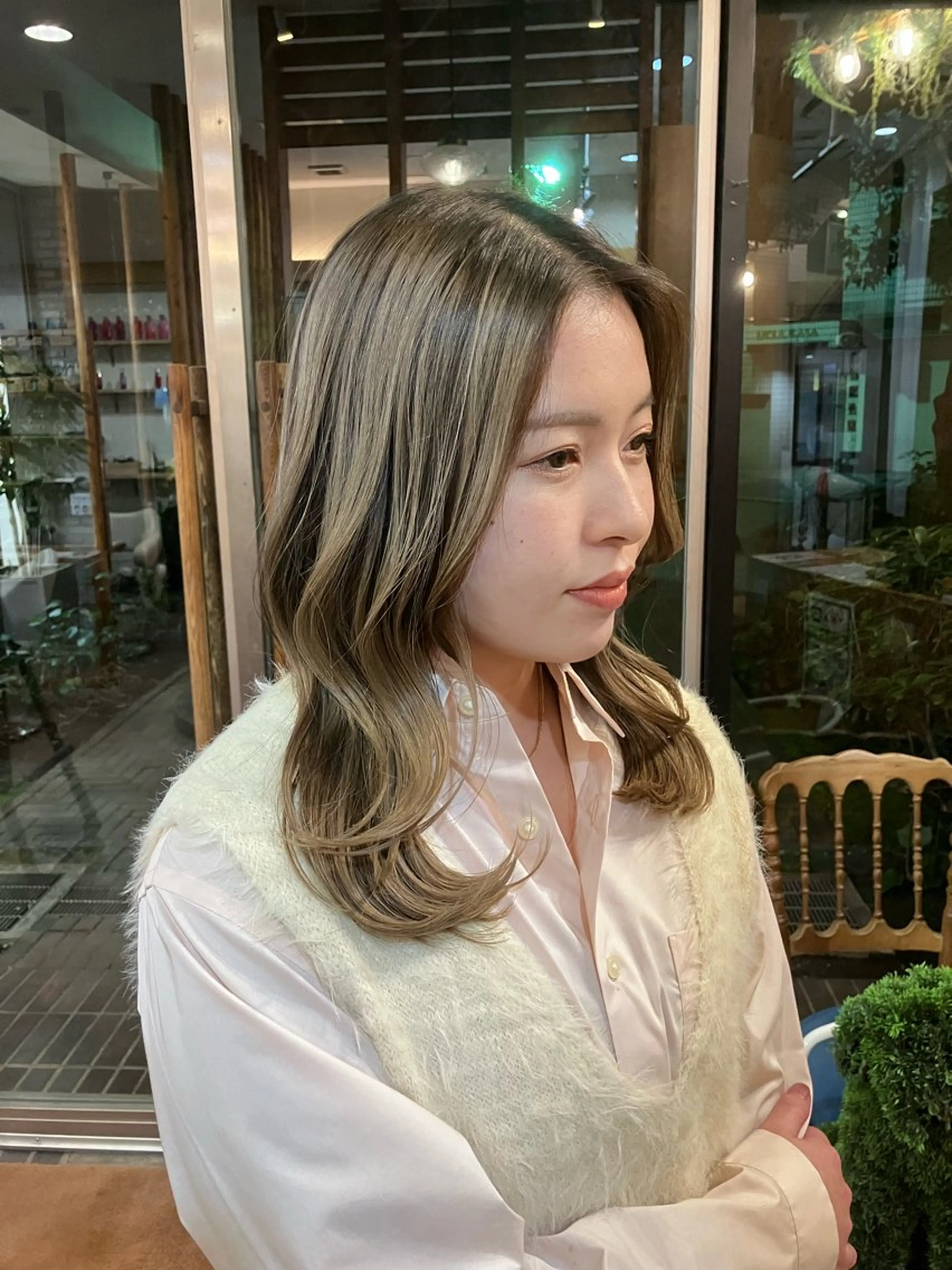 ロング 加藤 凌のヘアスタイル