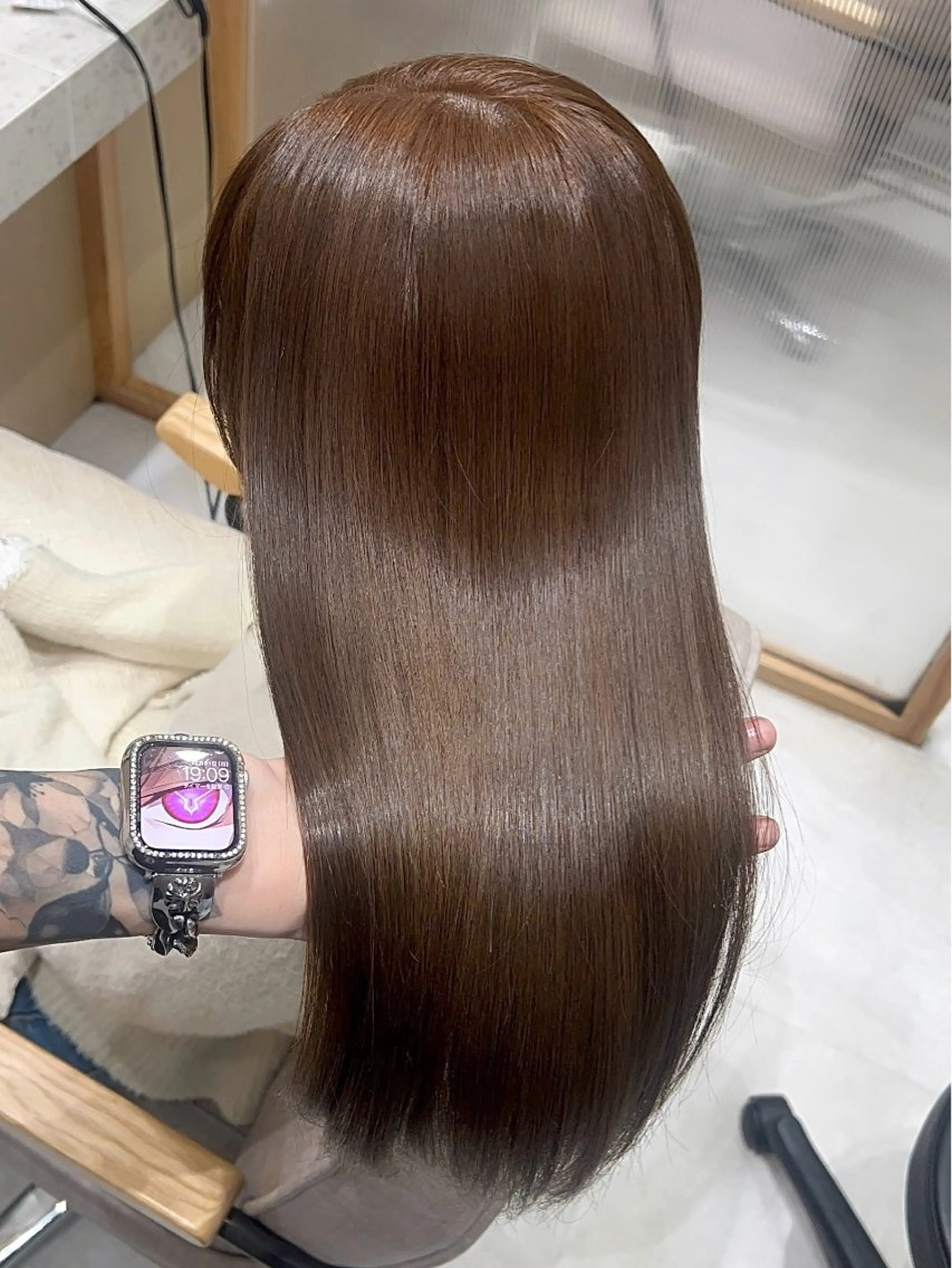 セミロング 髪質改善 トリートメント ヘアカラー トリートメント 💎髪質改善/艶髪 💎mizuki💎のヘアスタイル