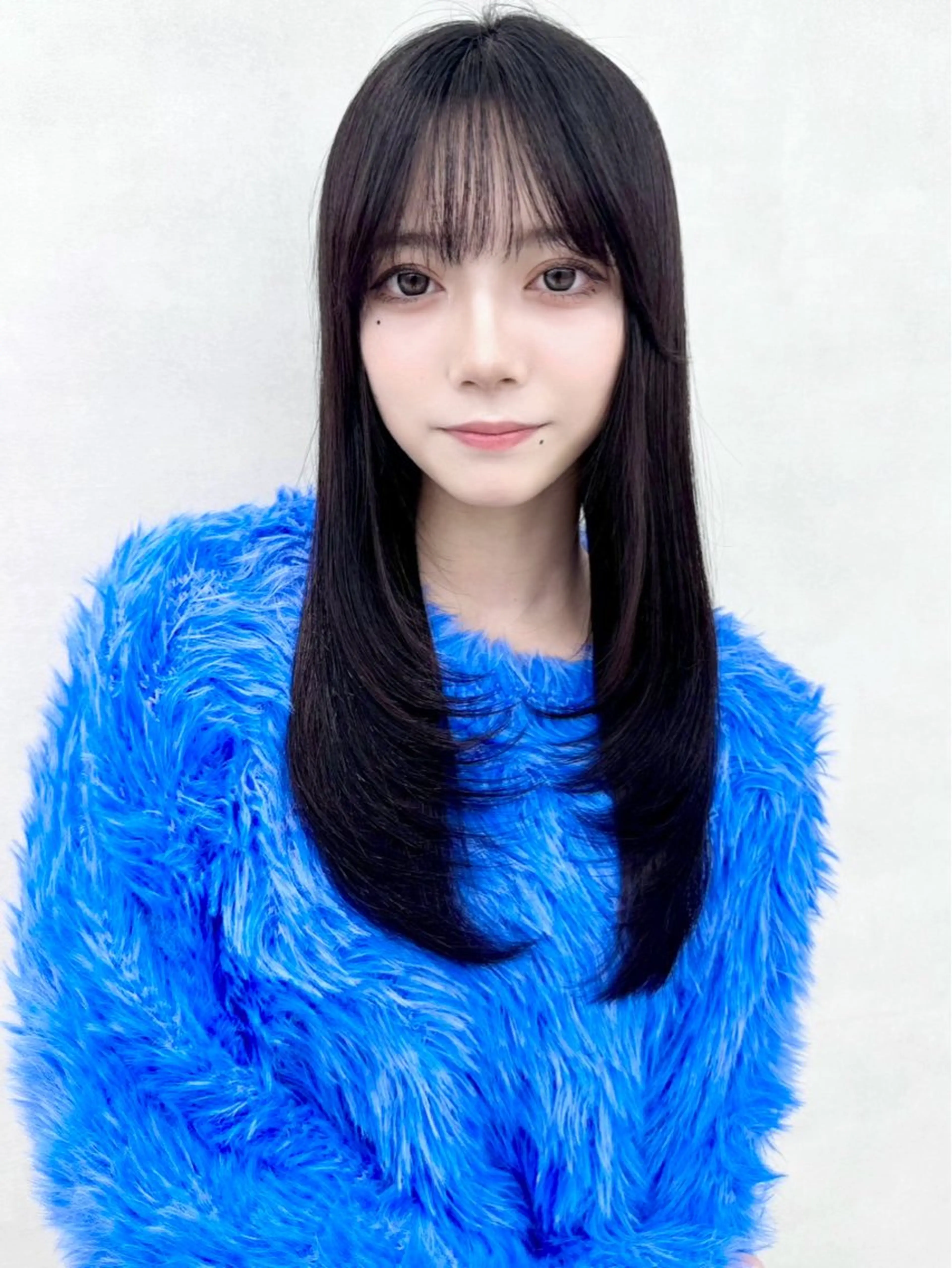 ロング カラー 韓国風ヘア レイヤーカット 小顔カット カット ヘアカラー 🇰🇷韓国ヘア★ 副店長.쿠리타⭐︎のヘアスタイル