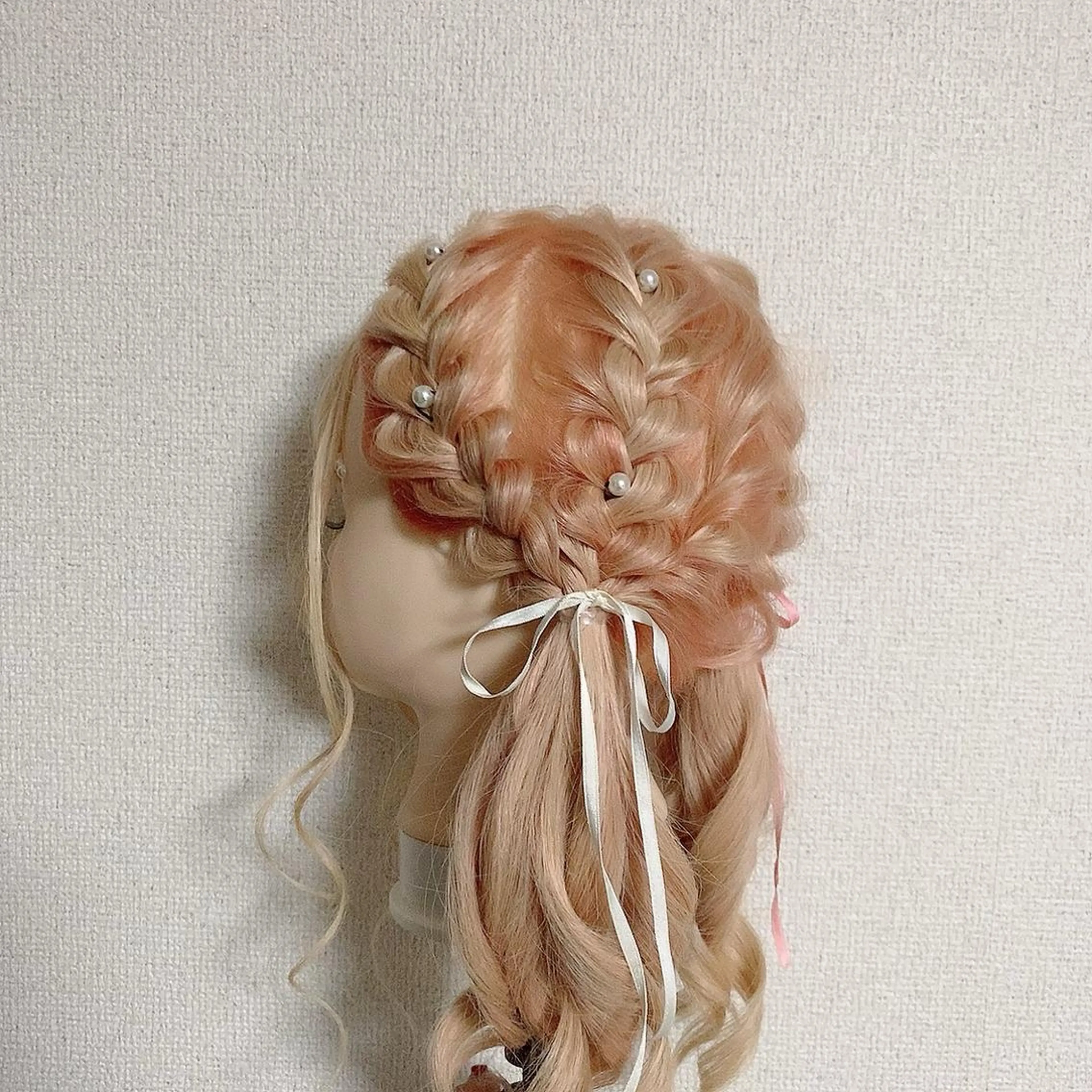 ヘアアレンジ 三つ編み 🩶ヘアセット Ayaha🩶のヘアスタイル