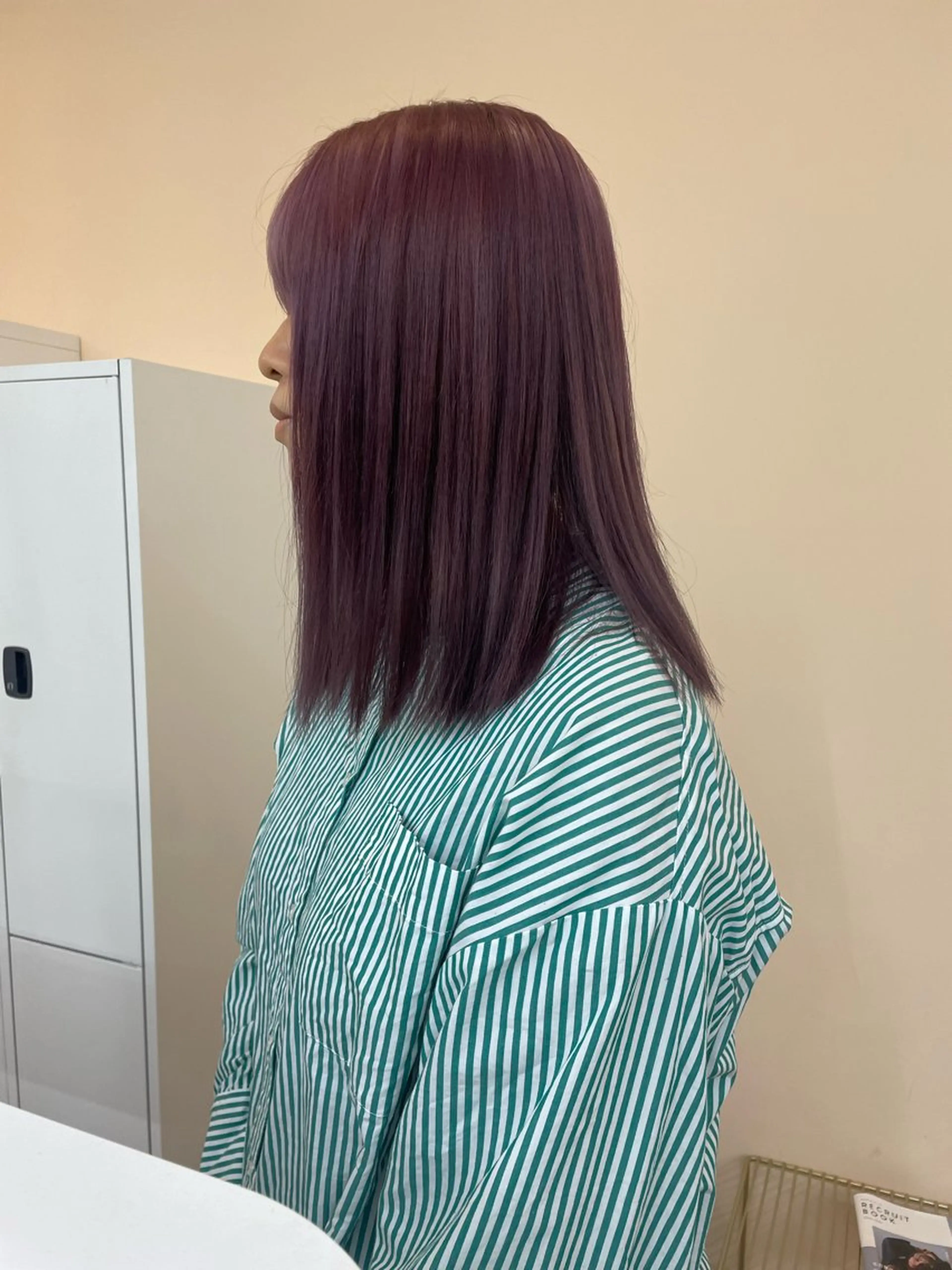 ミディアム ボブカットモデル/パ ーマ/harunaのヘアスタイル