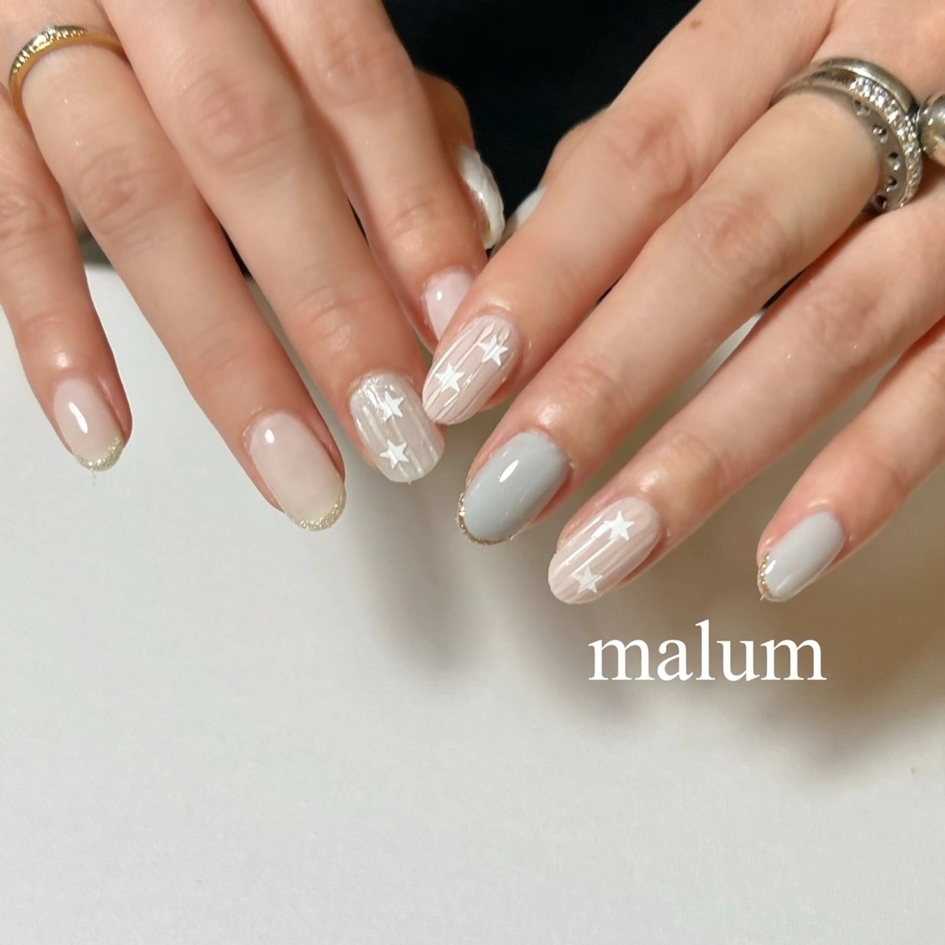 ネイル ハンドネイル malum nailのネイルデザイン
