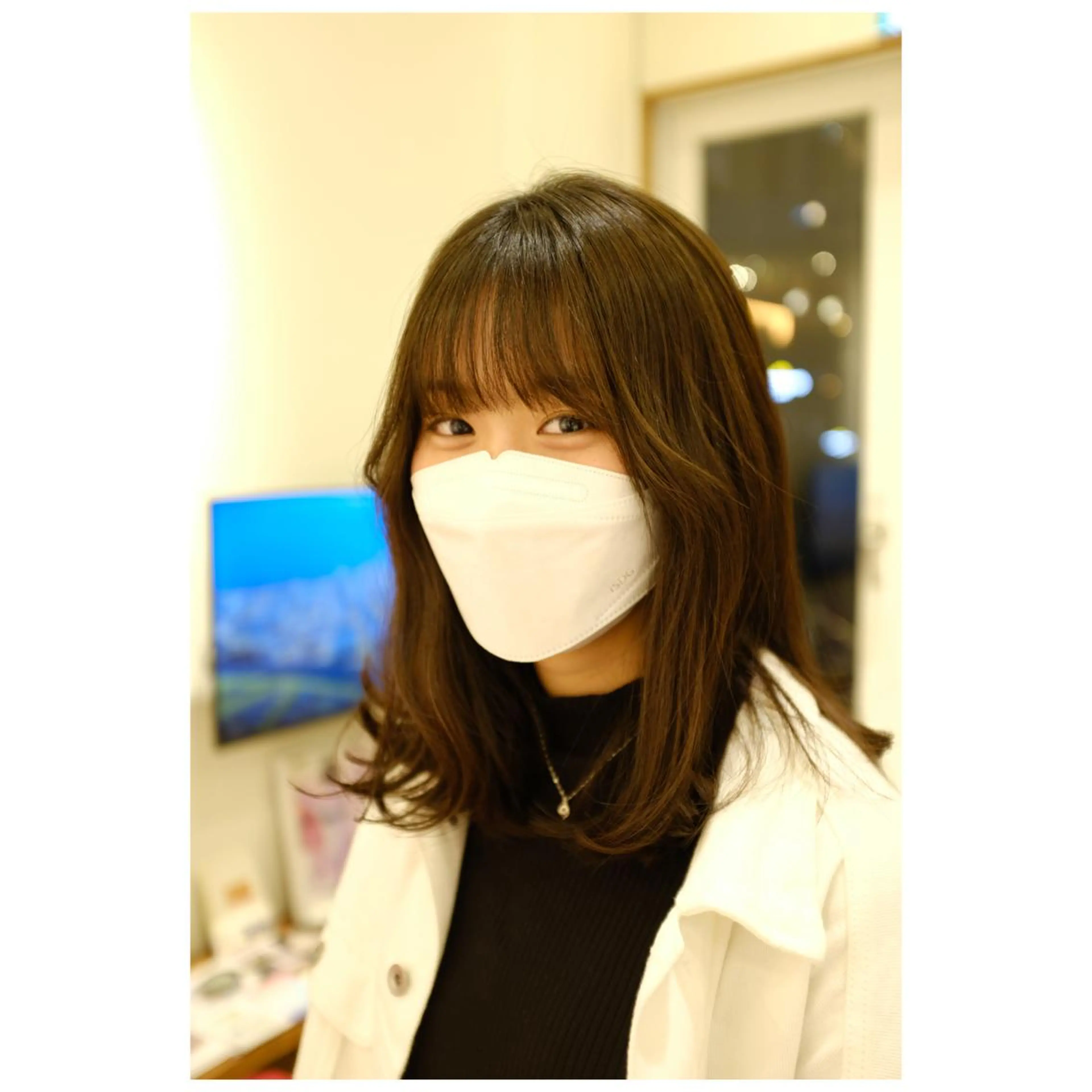 セミロング カラー ショートカット／ 明千のヘアスタイル