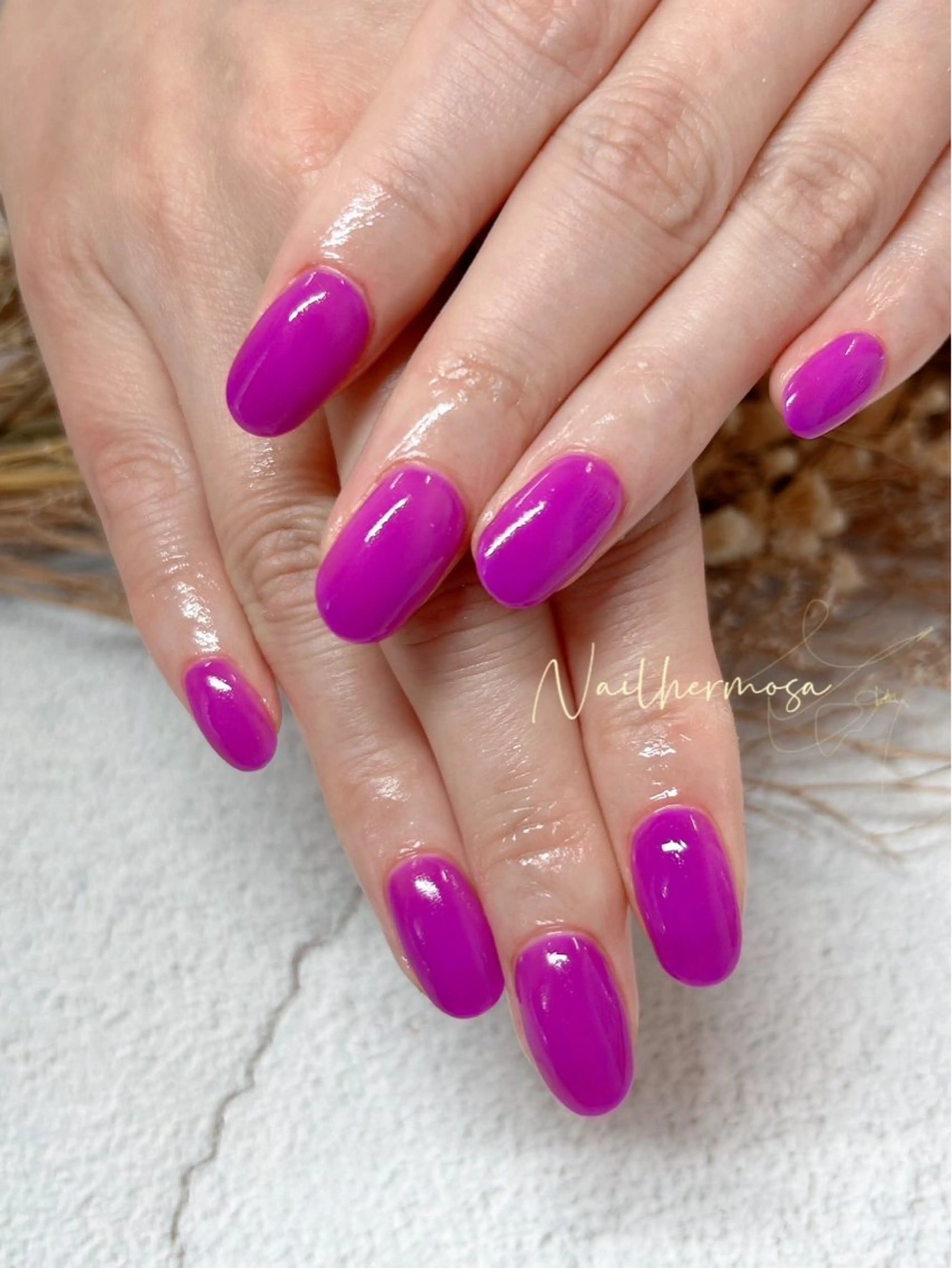 ネイル 長さ出し フラッシュネイル フットネイル ジェルネイル マグネットネイル ハンドネイル エルモサ YURIKAのネイルデザイン