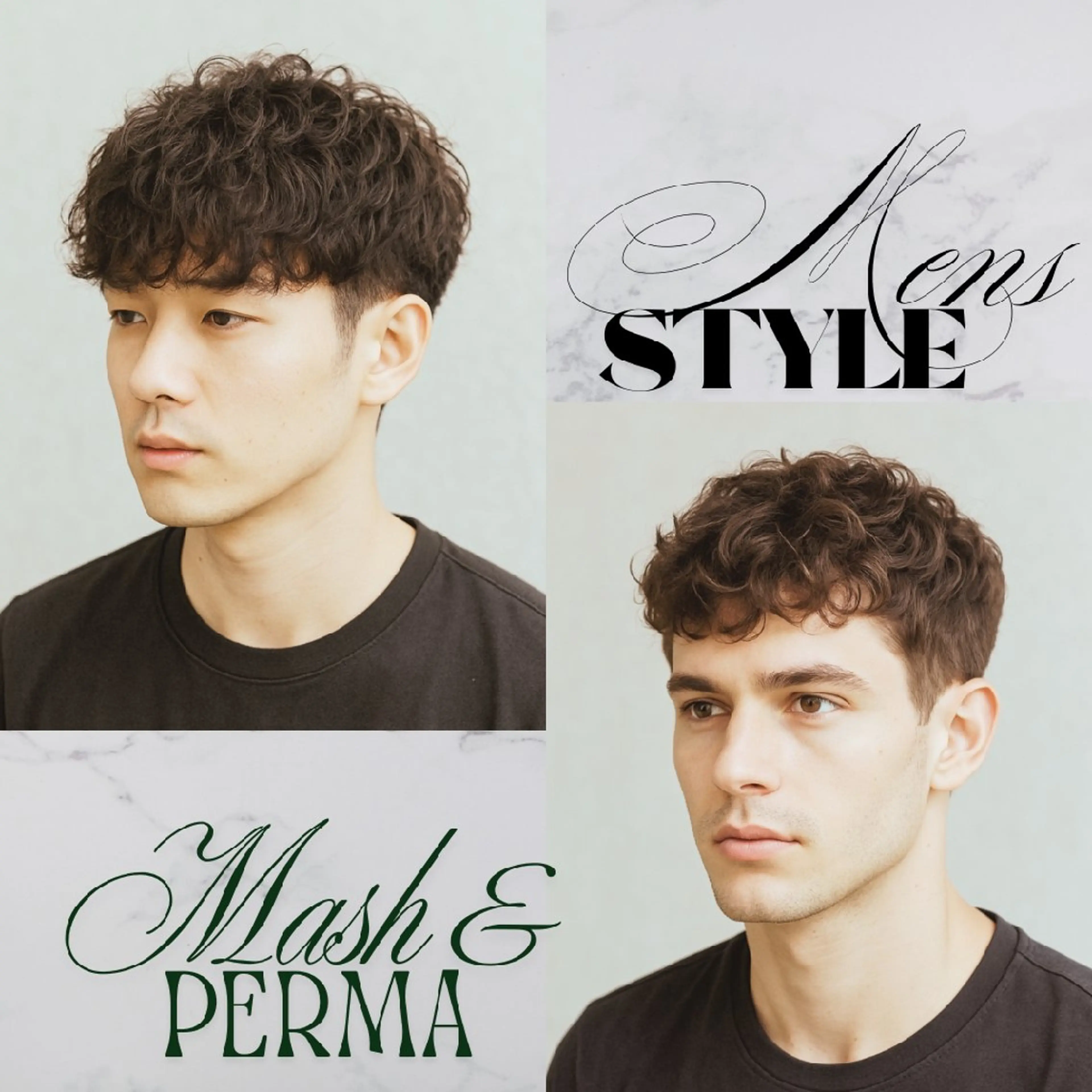 ⚡️追加料金なし⚡【平日限定】メンズパーマ/カット込の写真