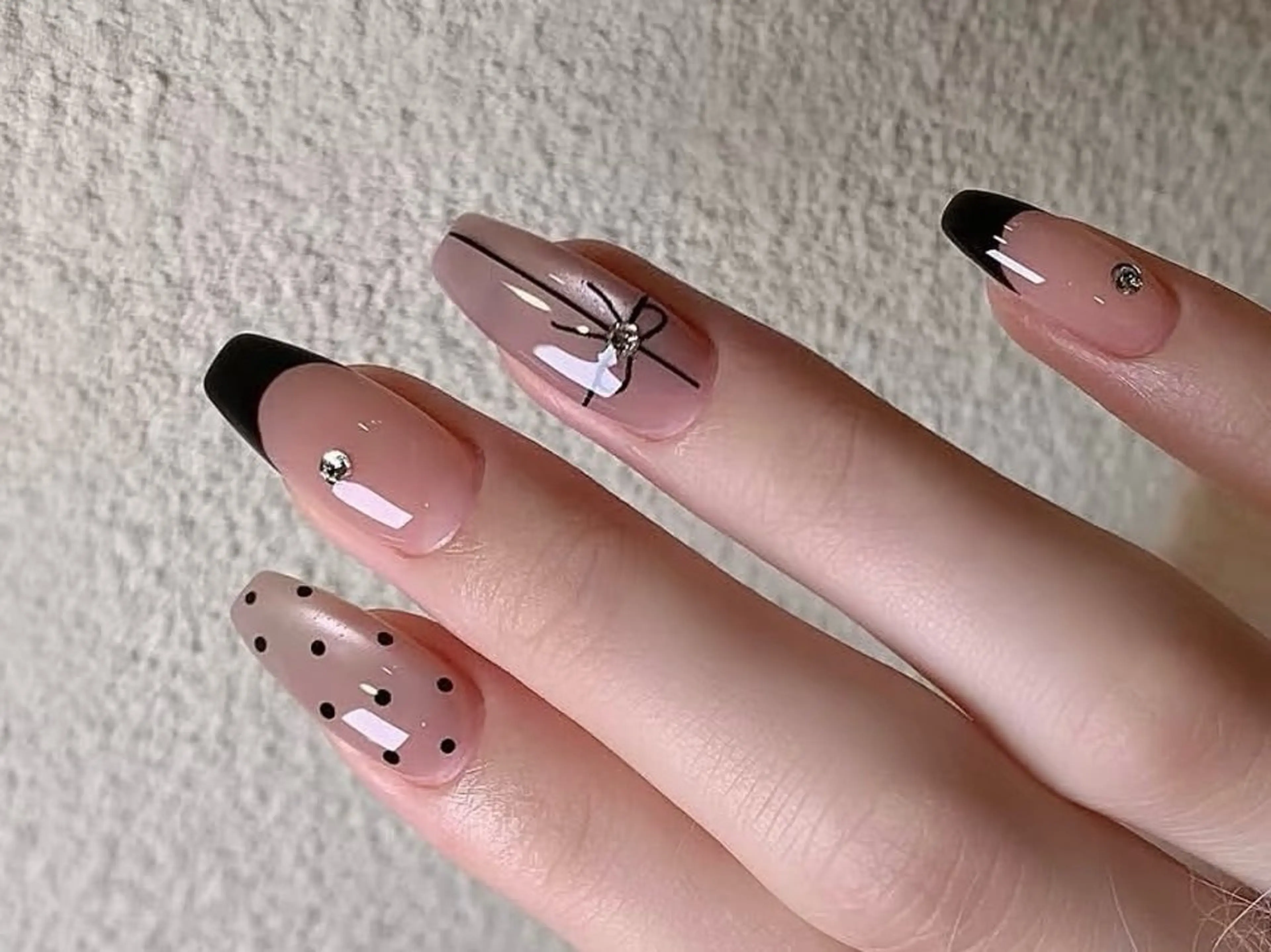 ネイル アートネイル オーロラネイル クリアネイル 長さ出し フレンチネイル ハンドネイル ハンドケア More Glam渋谷店のネイルデザイン