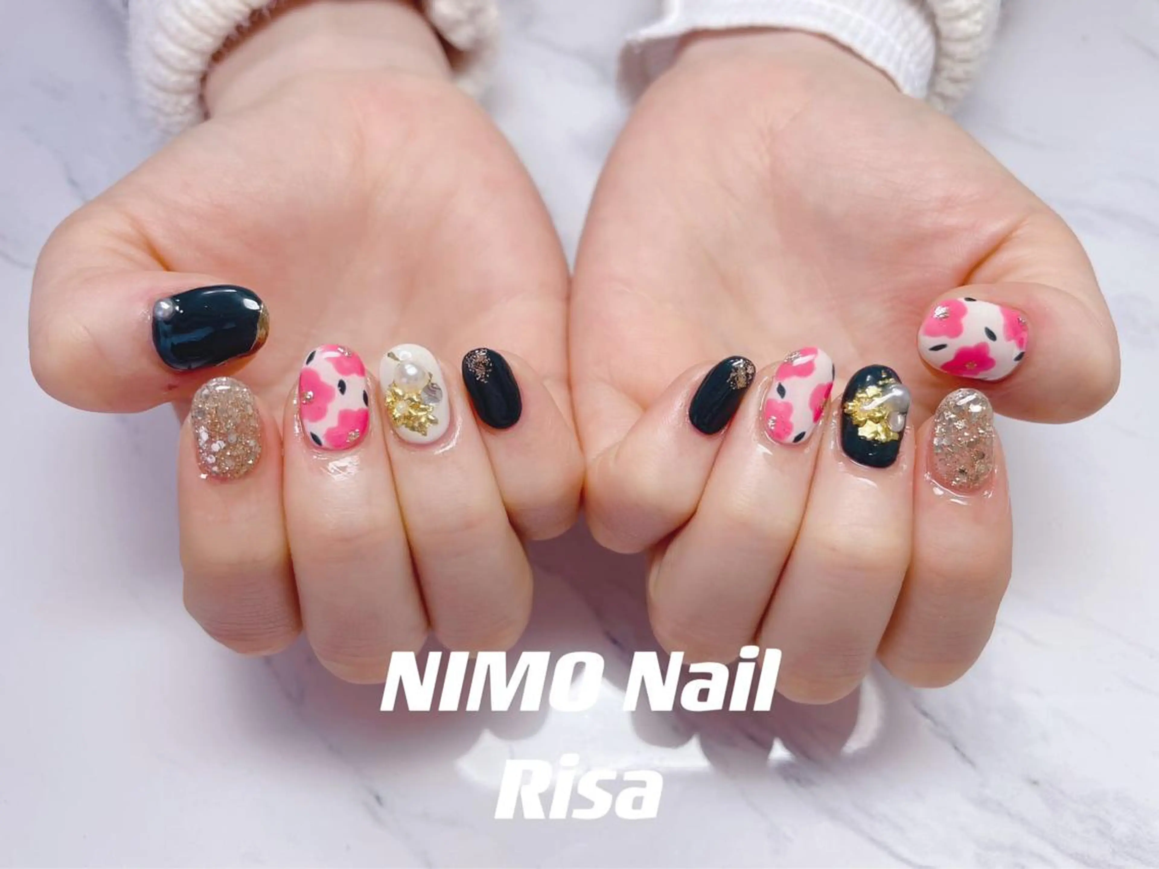 ネイル ハンドネイル RI SA☀️ リサのネイルデザイン