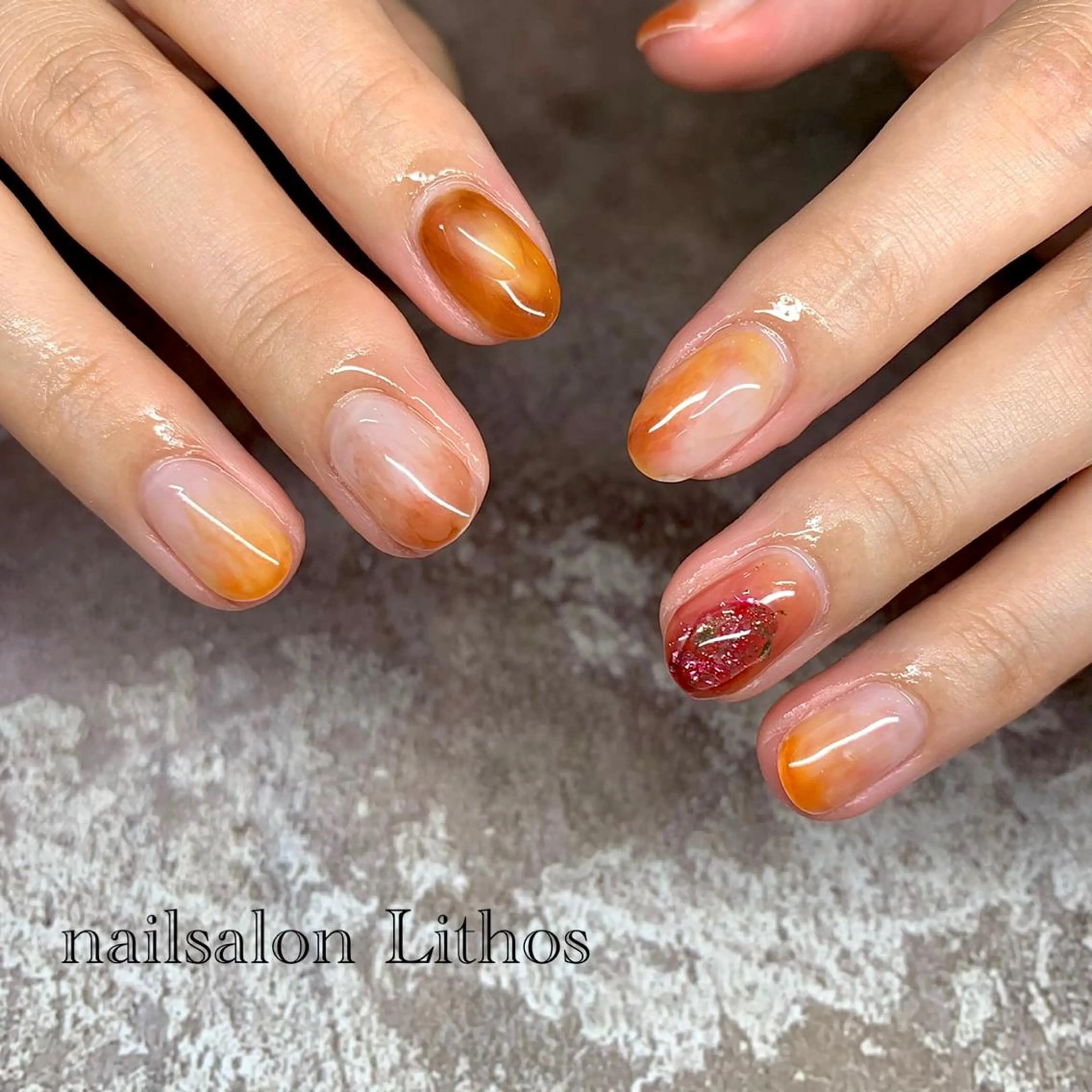 ネイル ハンドネイル nailsalon Lithos所属・nailsalon Recontreのネイルデザイン