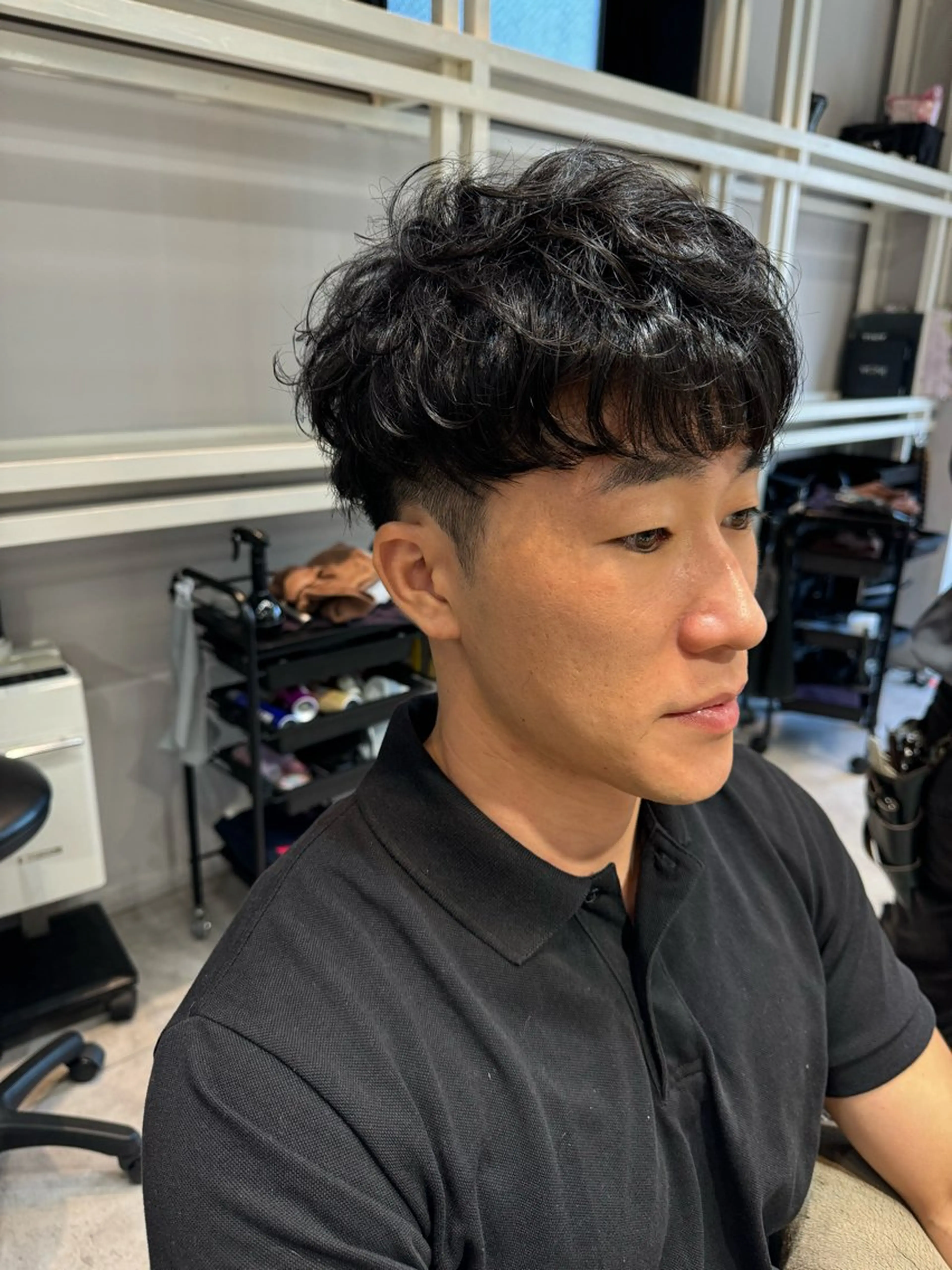 ショート パーマ メンズ メンズパーマ 学生(メンズ向け) 学生 ニュアンスパーマ Dxxxx III所属・女性目線の大人 メンズ*Ayakaのヘアスタイル