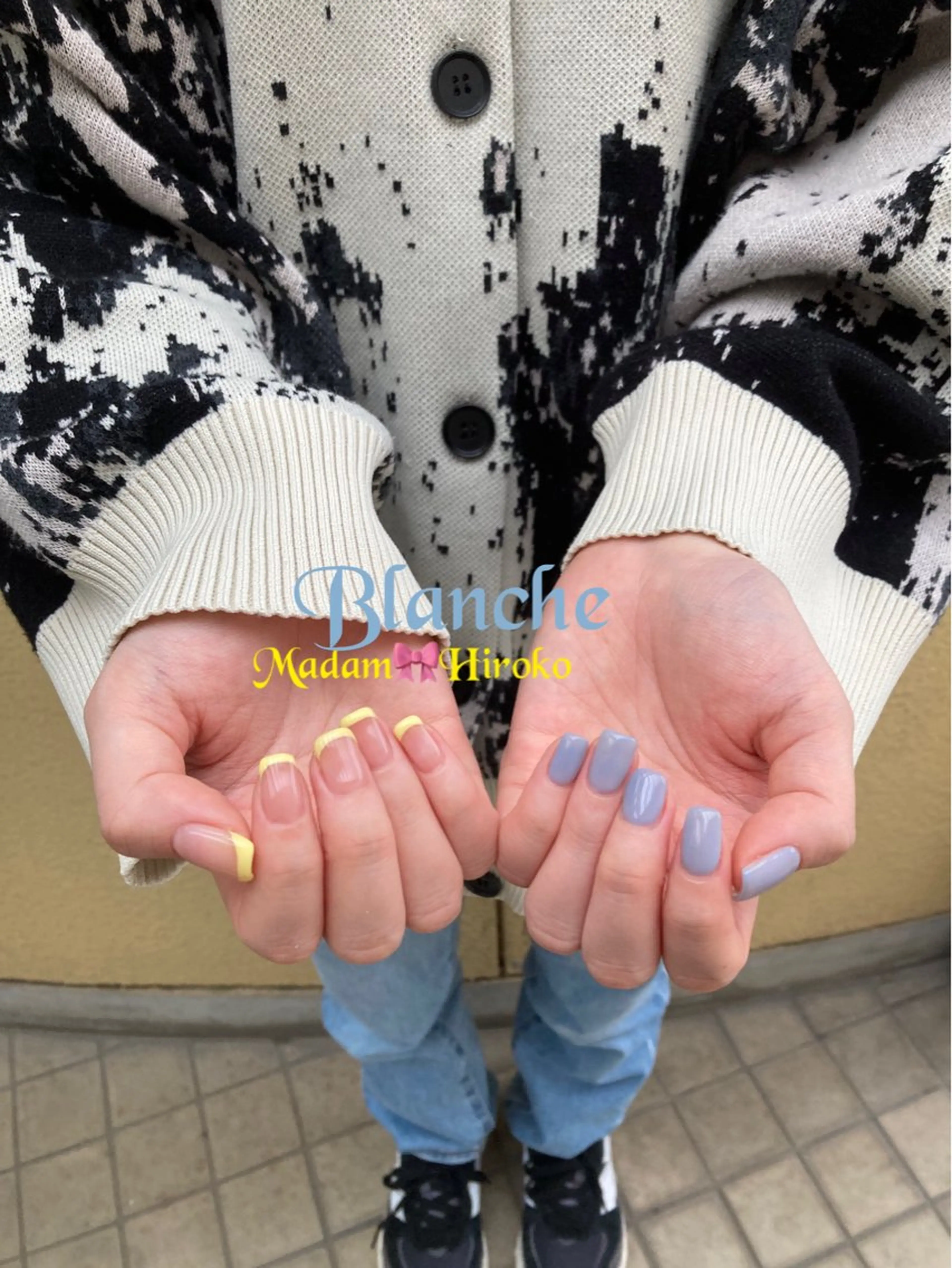 ネイル フレンチネイル ワンカラーネイル Lianネイル 寛子Lianのネイルデザイン