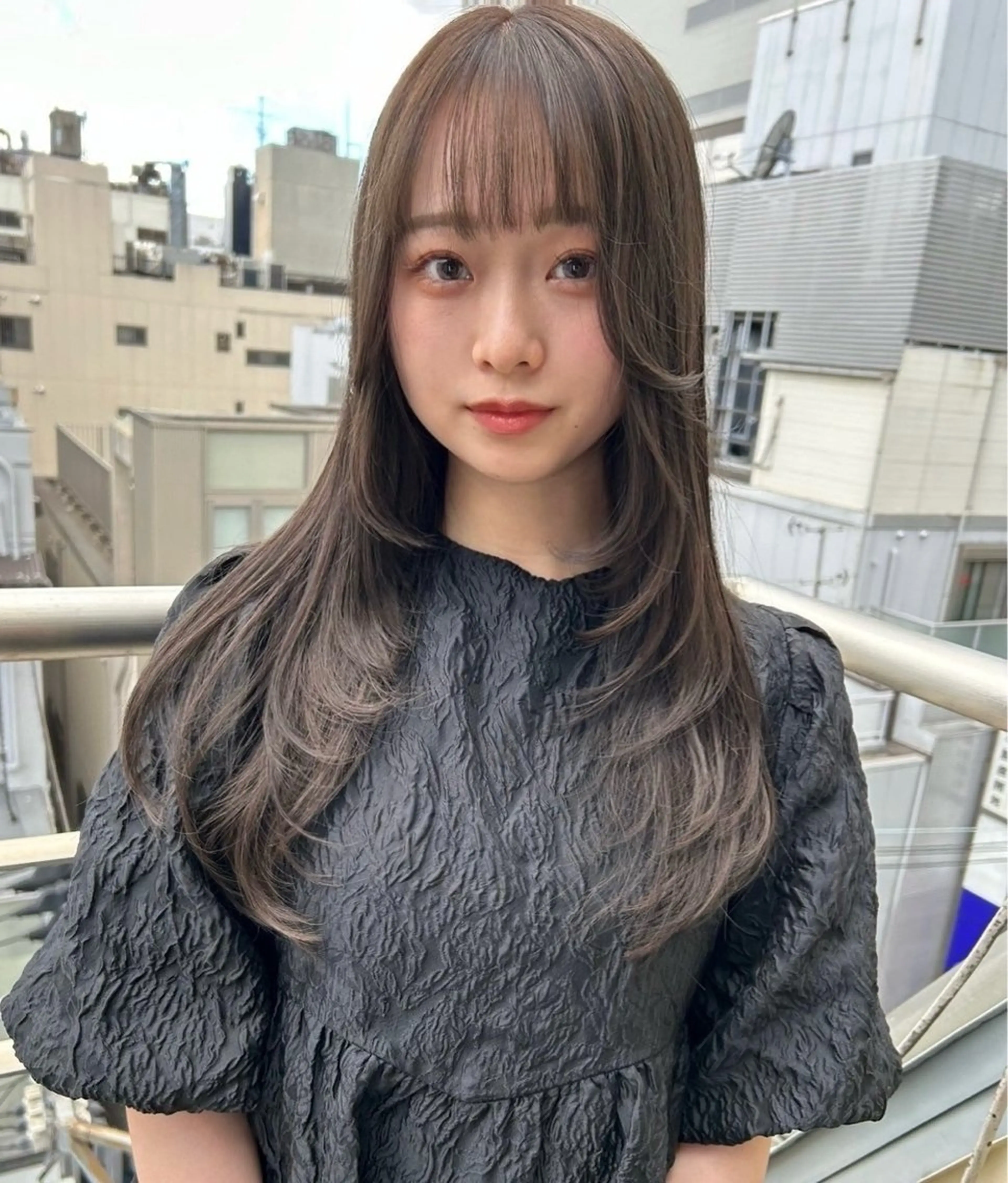 ロング カラー land所属・透明感カラー/レイヤ ー🌙Honokaのヘアスタイル