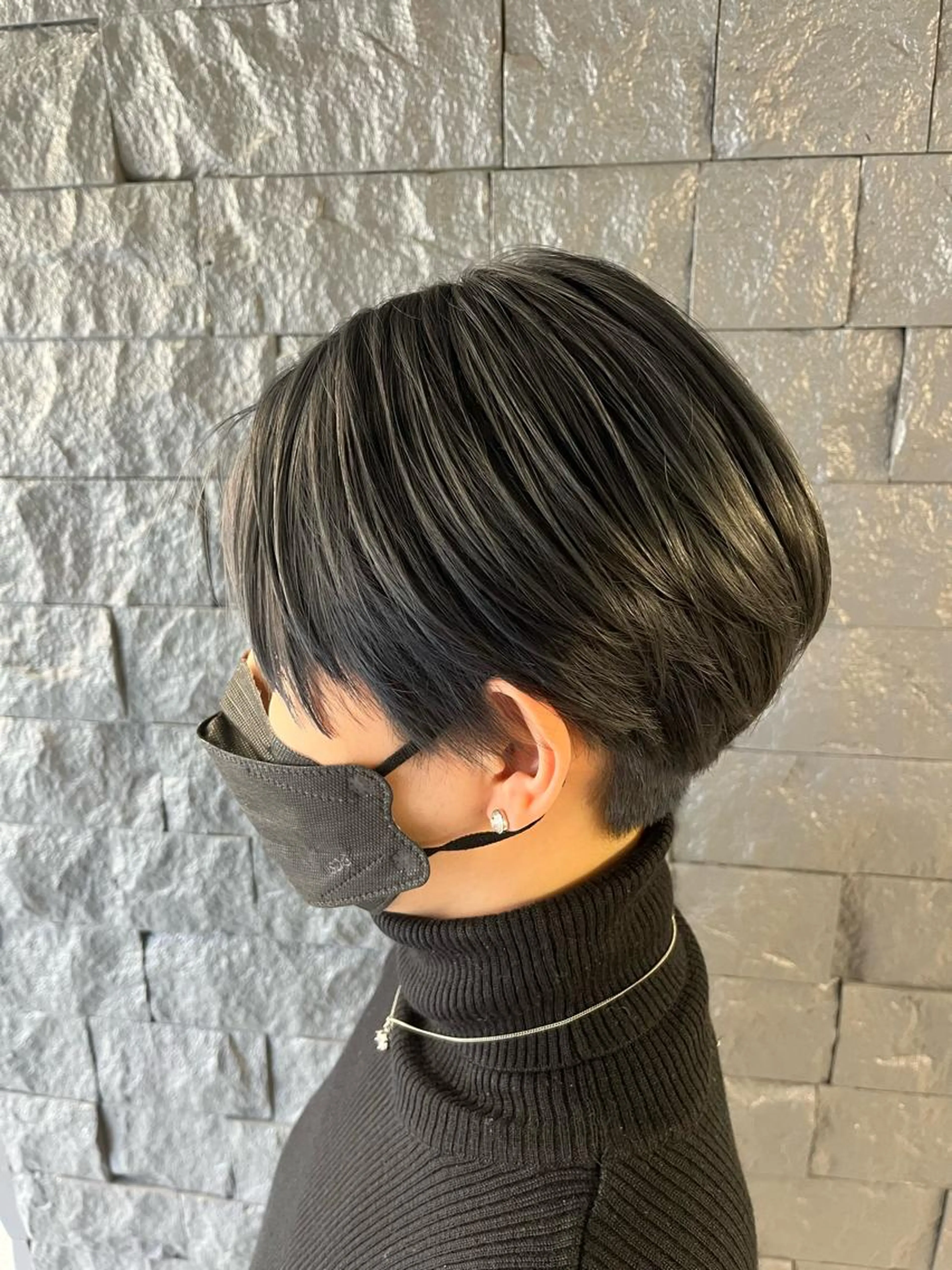 デザインカット＋ニュアンスパーマの写真