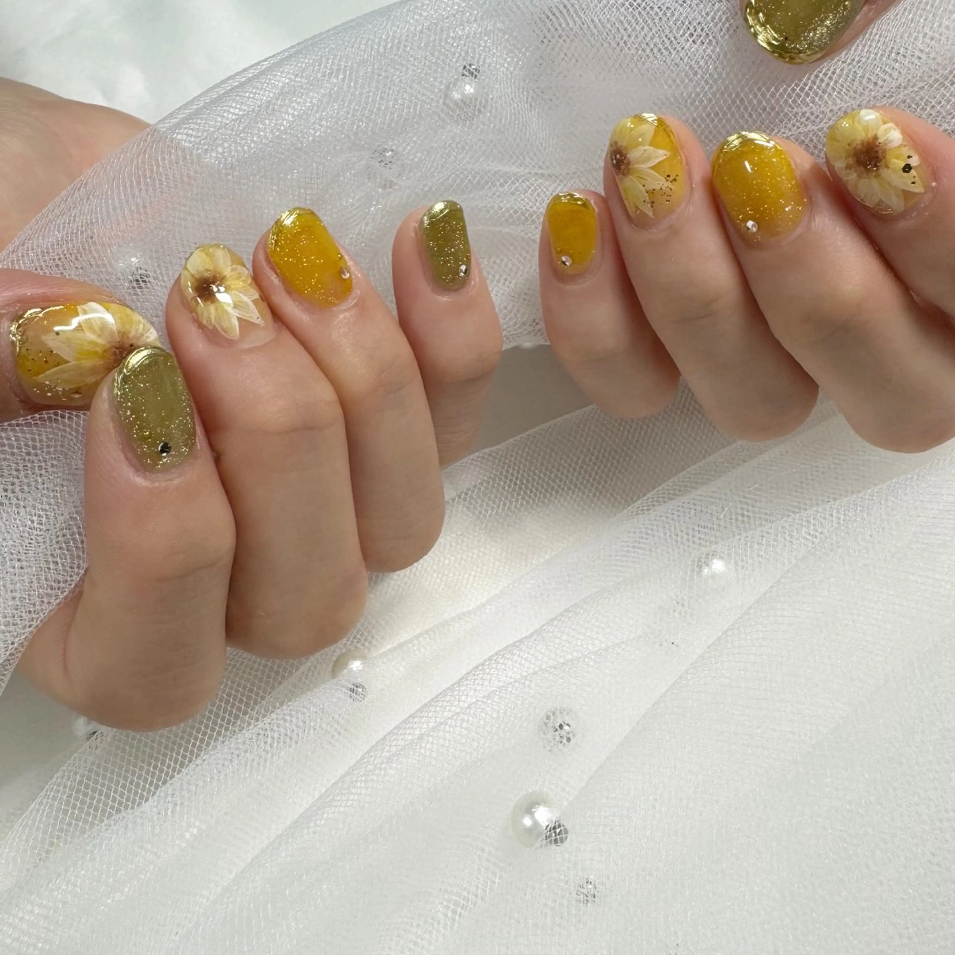 ネイル ジェルネイル 東 千夏のネイルデザイン