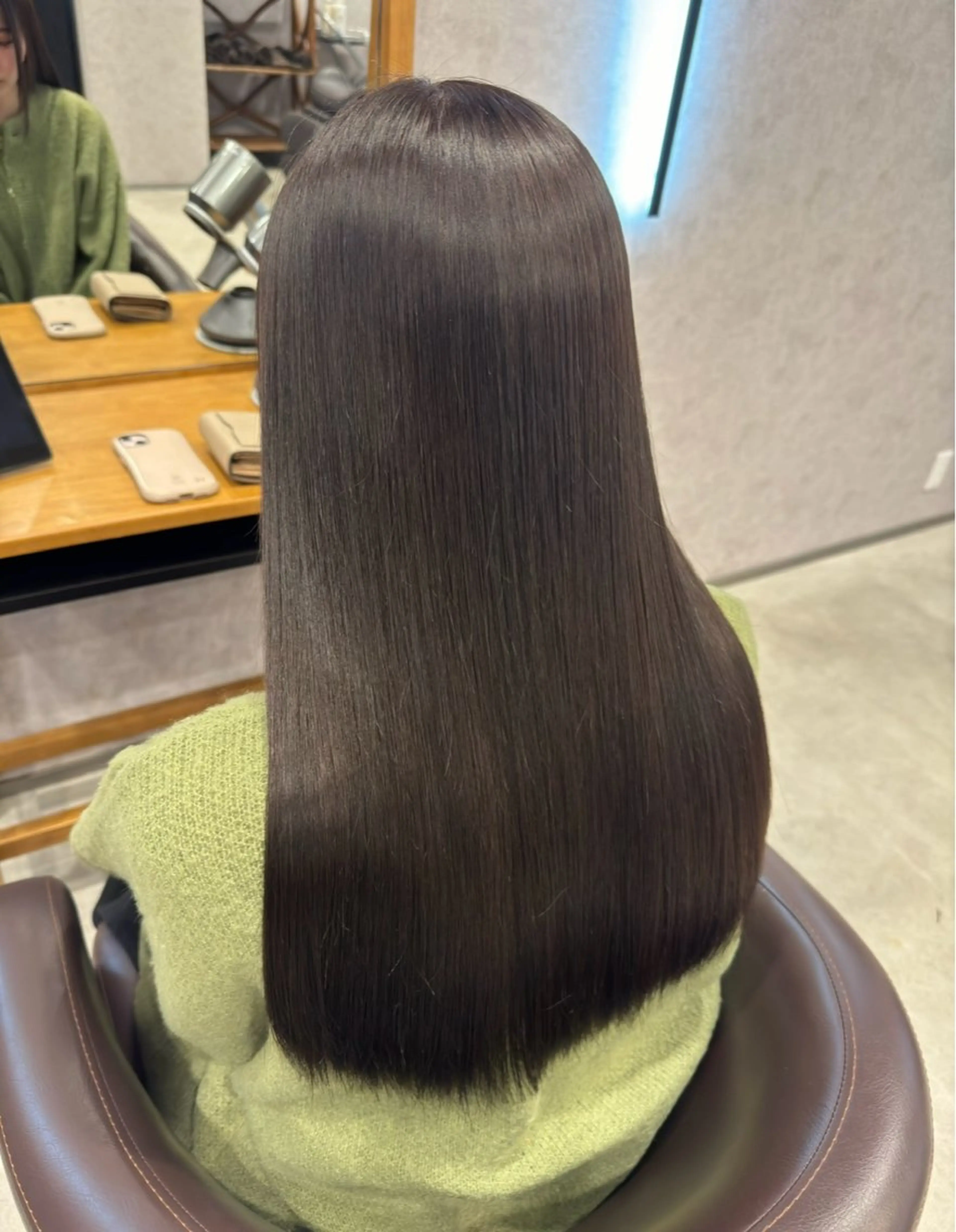 ロング 縮毛矯正 1st.hair.salon伊勢崎店所属・伊勢崎/似合せカット 🇰🇷KEIGO‪のヘアスタイル