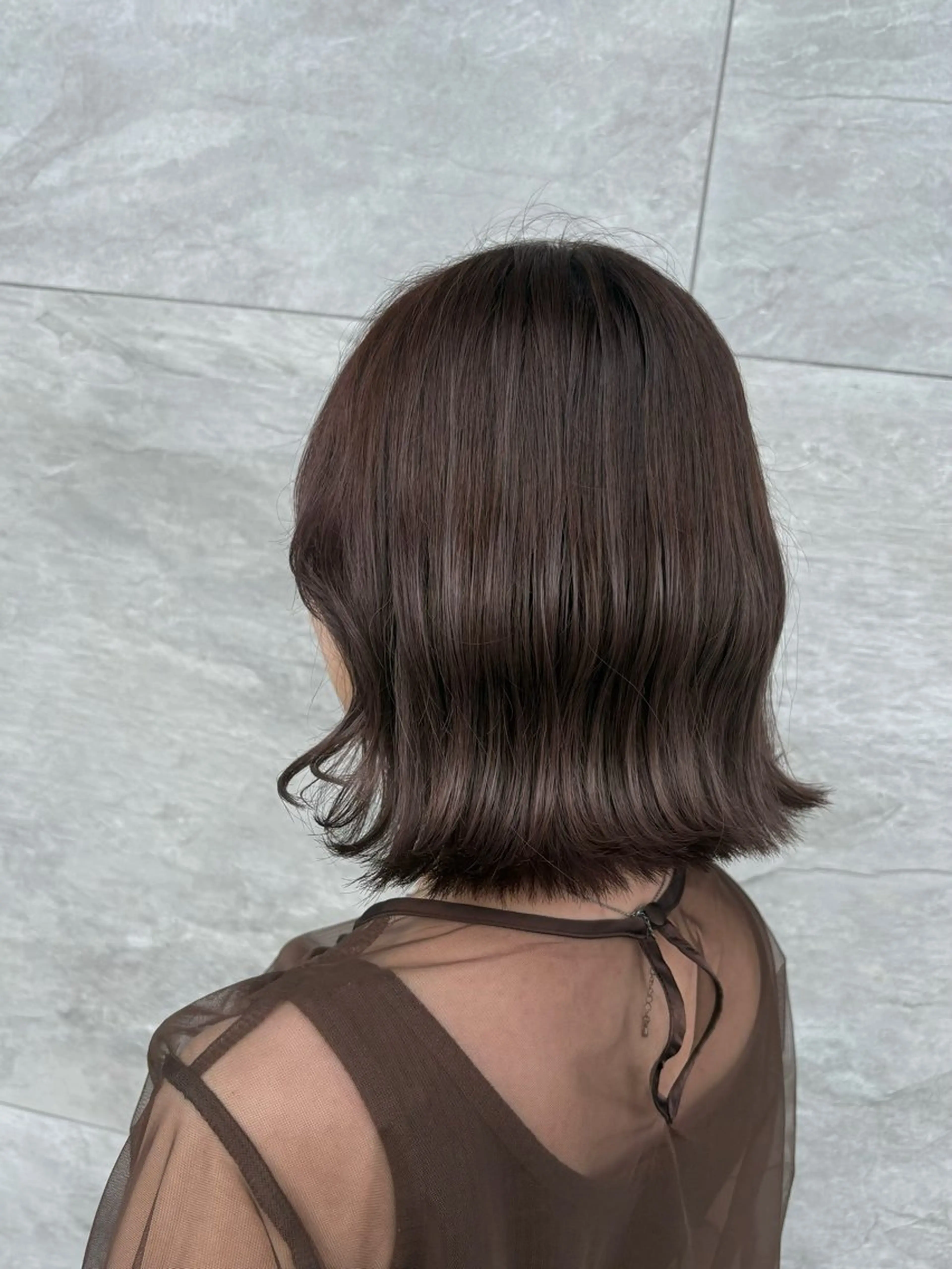 ミディアム ヘアカラー TABOO岐阜店所属・中西 音葉のヘアスタイル