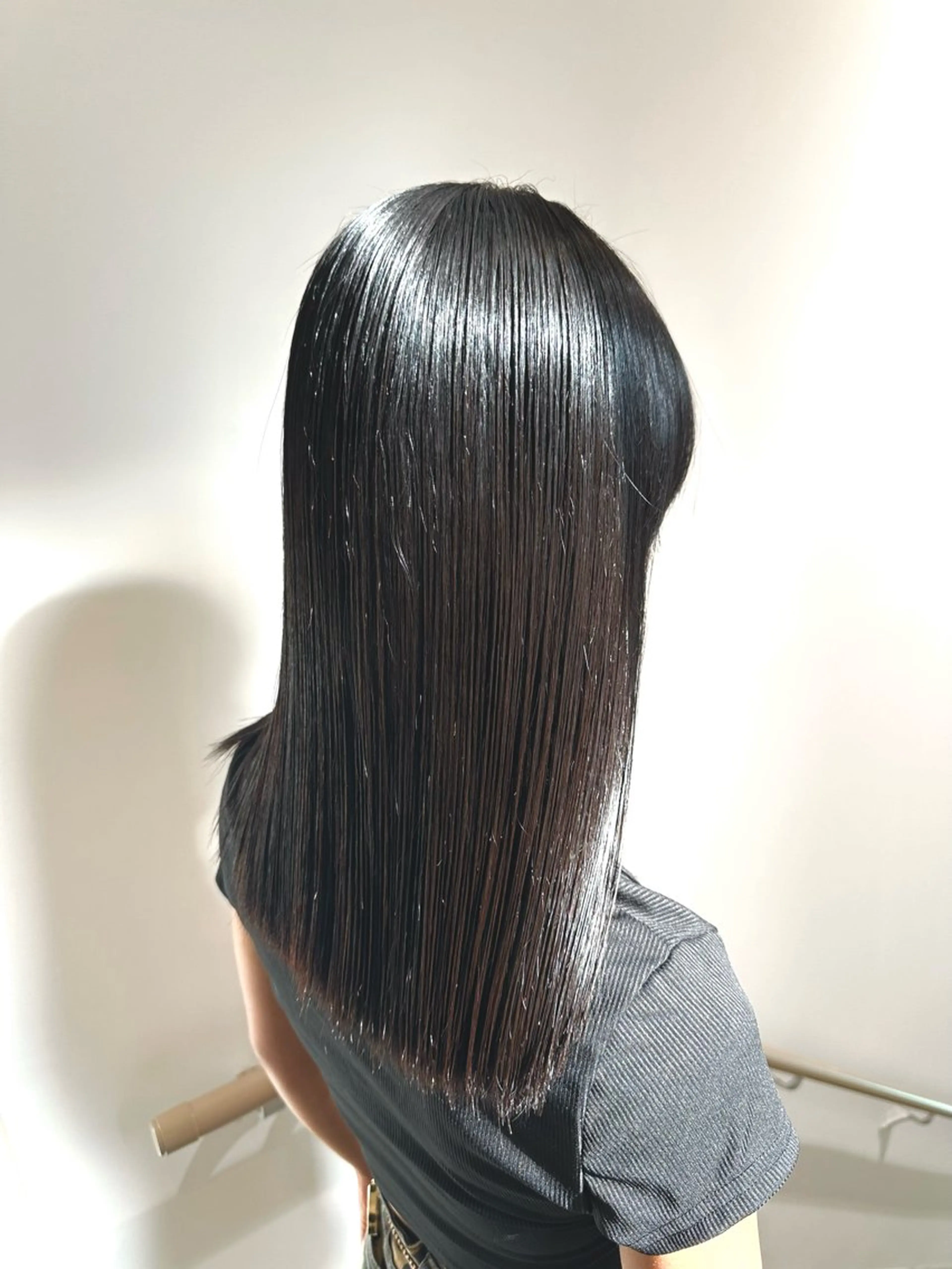 セミロング 縮毛矯正 🍜のばた 🍜のヘアスタイル