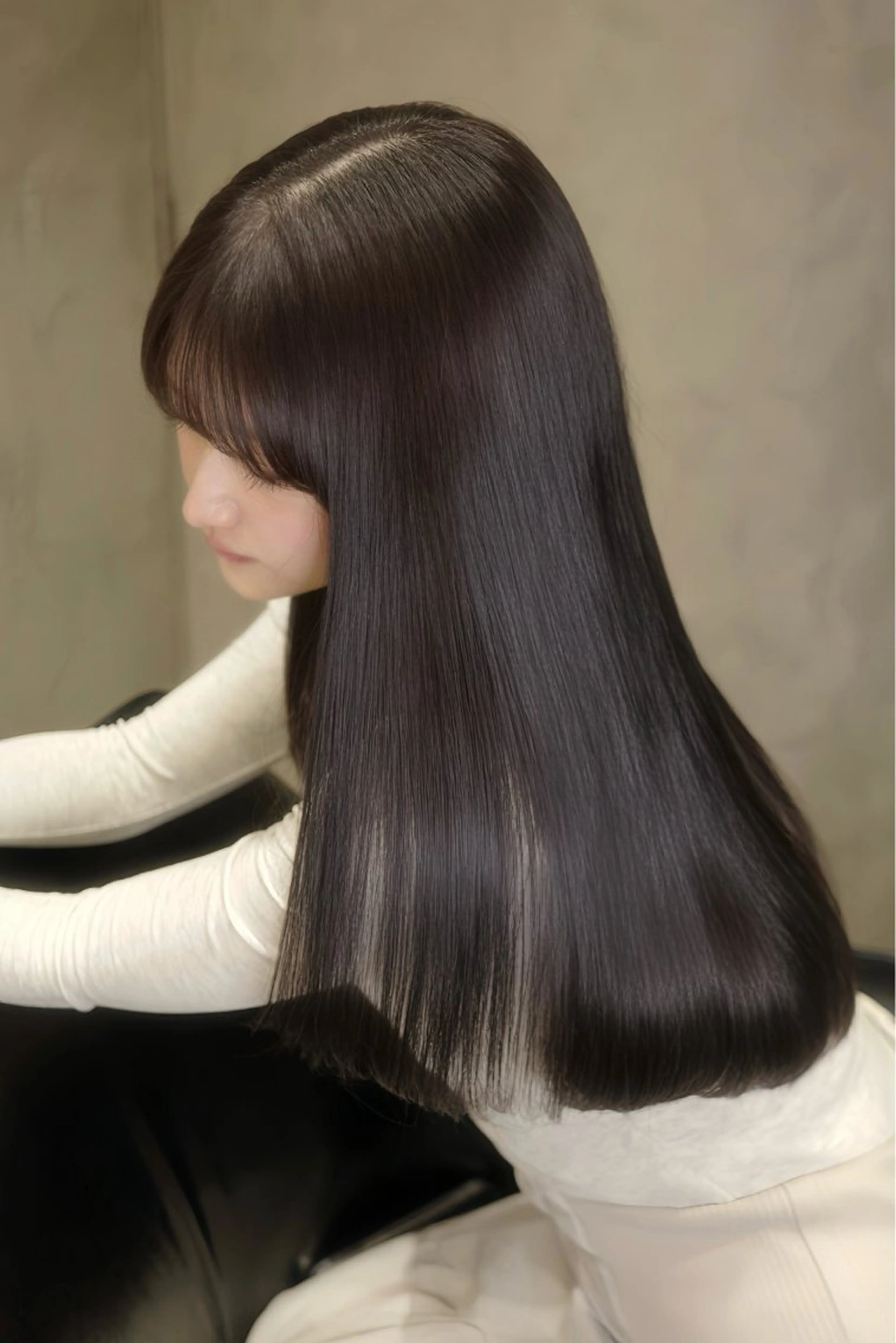 ロング 髪質改善 レイヤーカット 似合わせカット トリートメント 髪質改善｜酒井 ｜青山のヘアスタイル