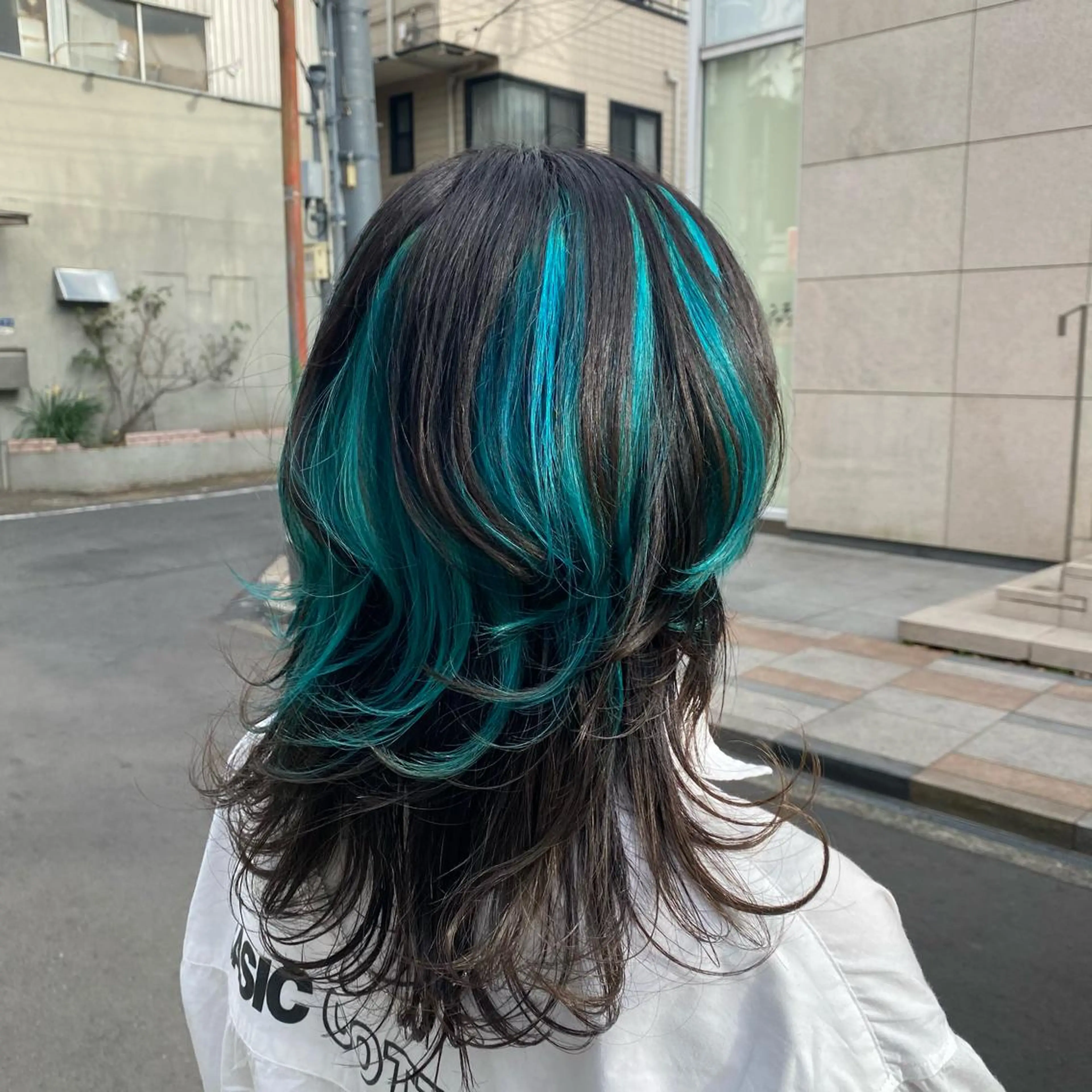 ミディアム カラー パーマ ヘアアレンジ メンズ 🍀髪質改善 ケアカラーrootsのヘアスタイル
