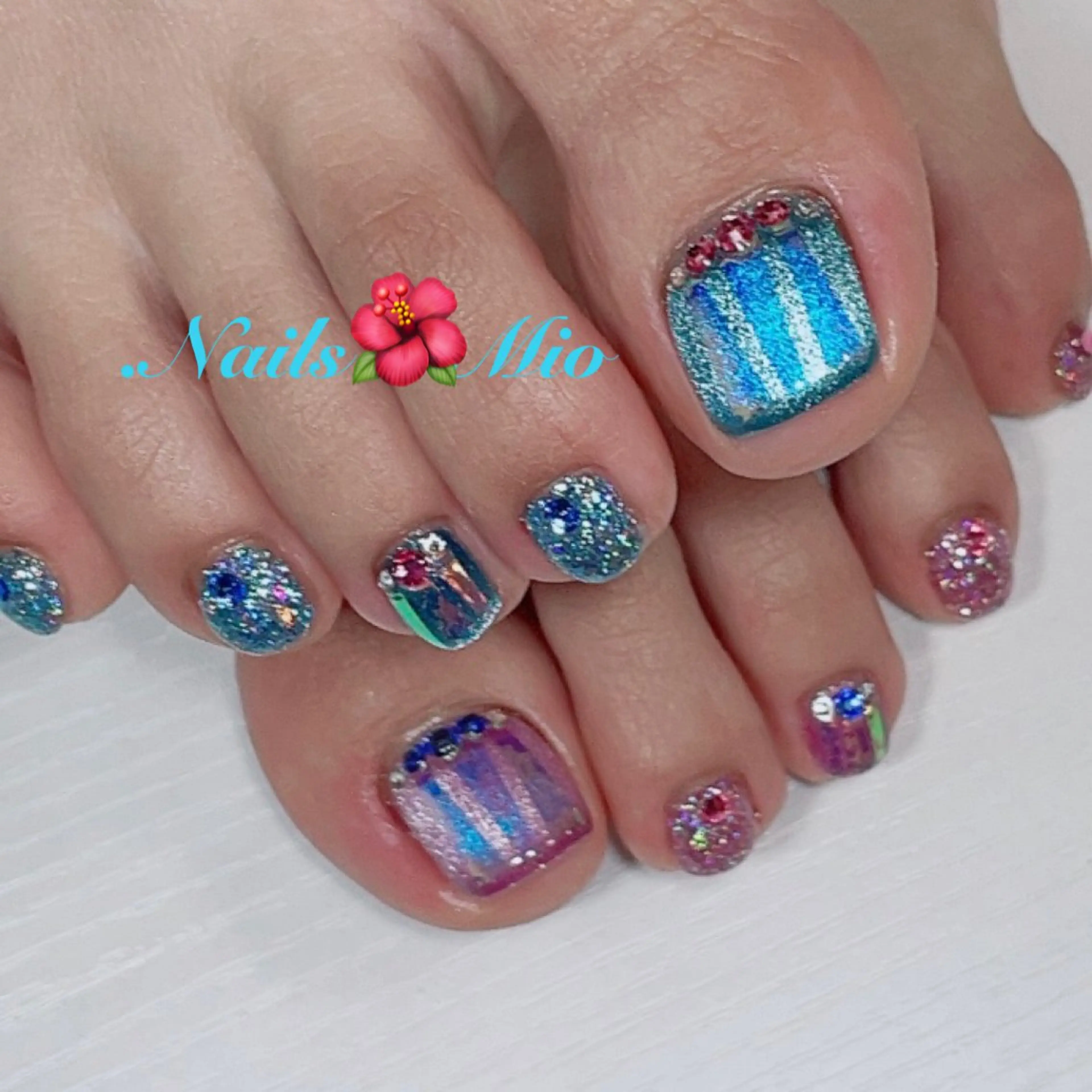 ネイル フットネイル .Nails Mio 赤羽西ネイルサロンのネイルデザイン