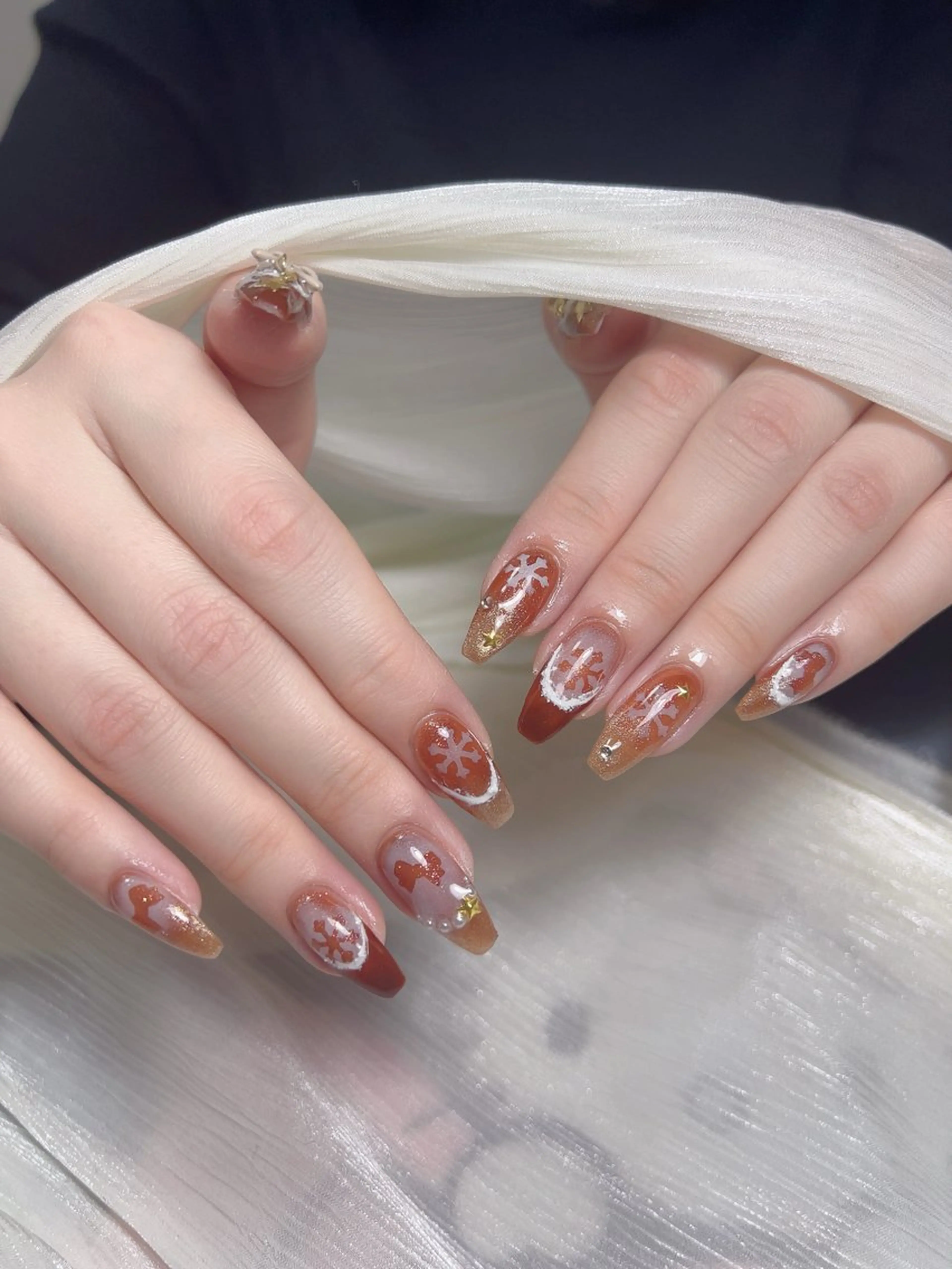 10本❣️持ち込みデザインやり放題(パーツ2個つけ)の写真