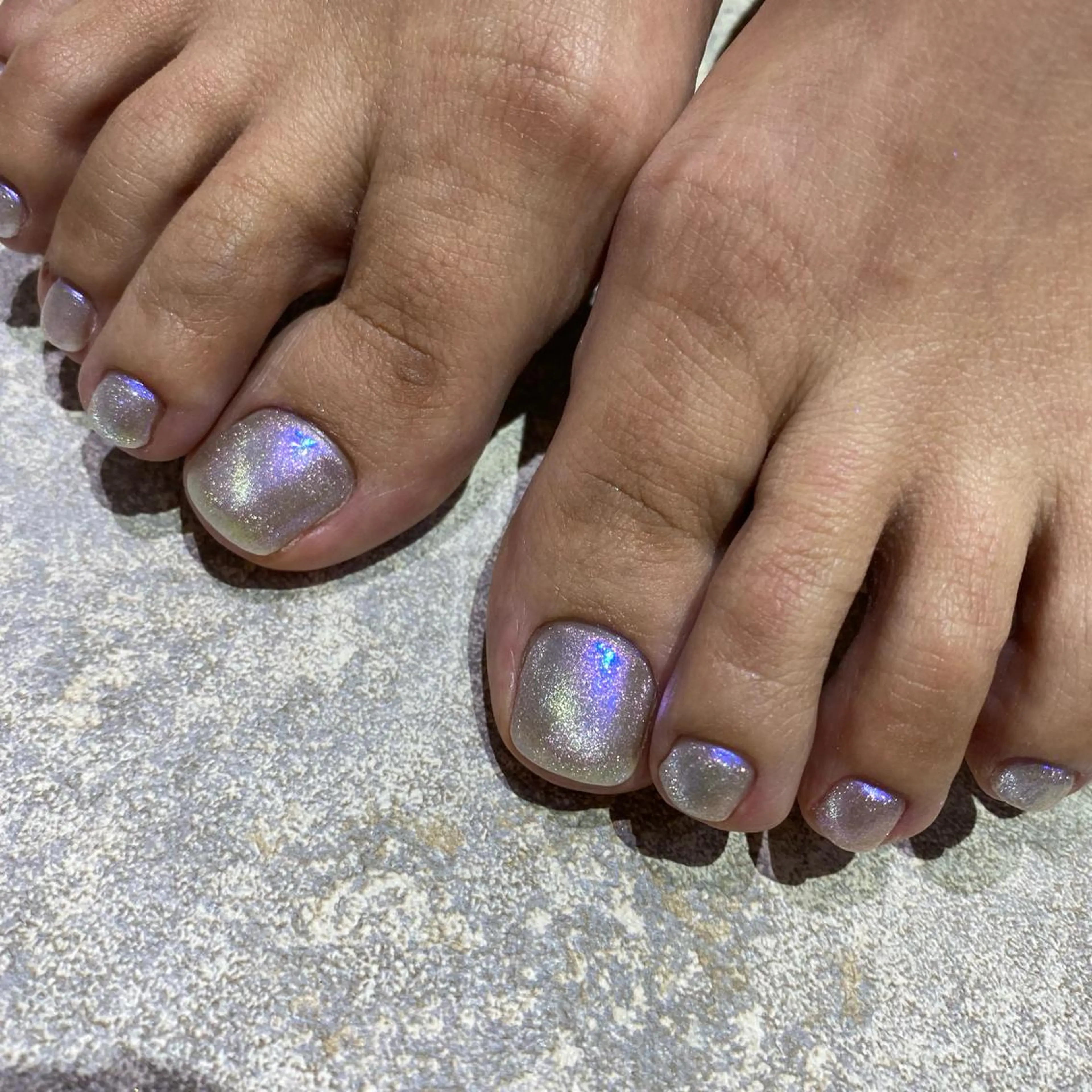 ネイル フットネイル Amber21.所属・Nagahama Akariのネイルデザイン