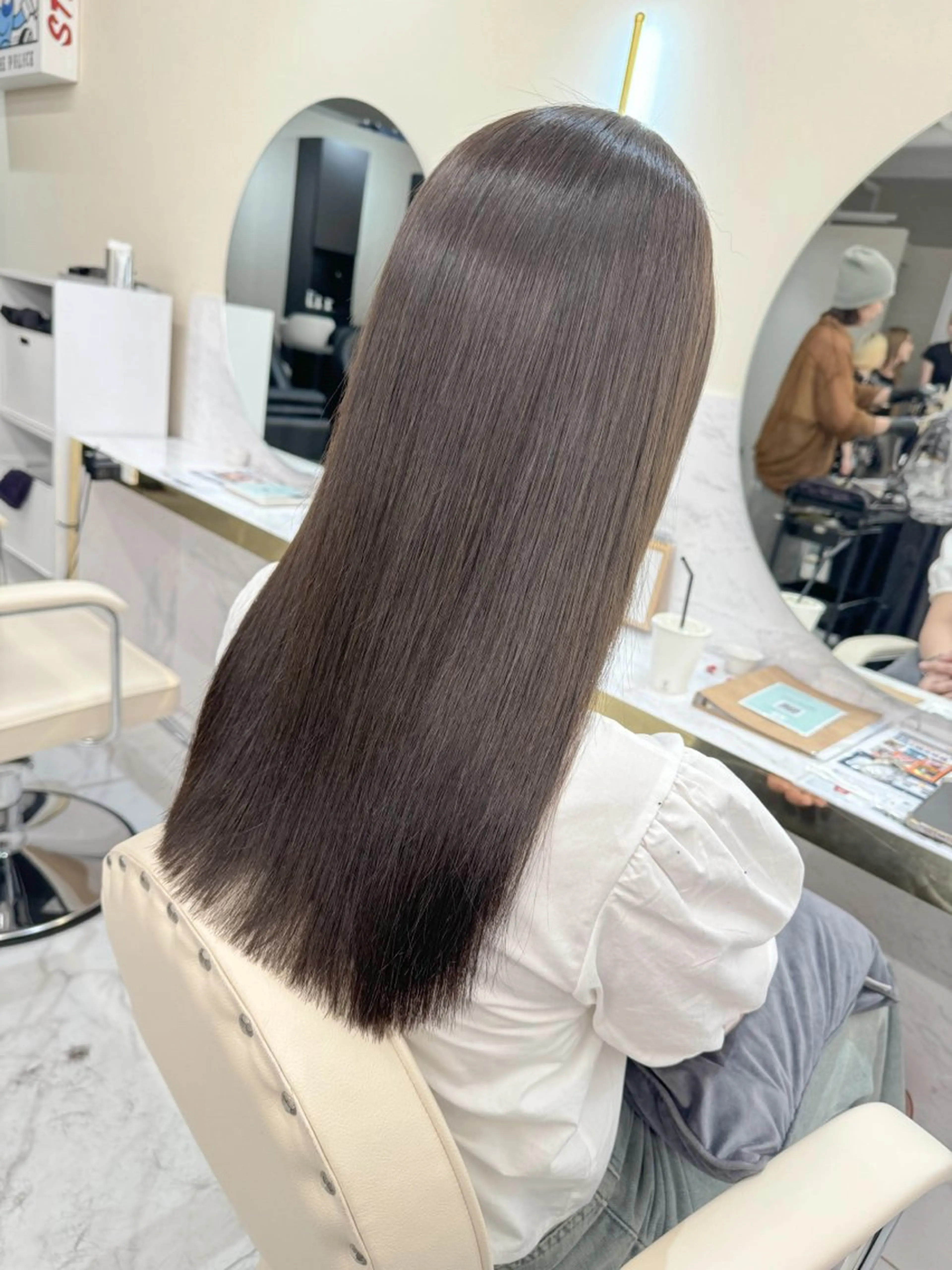 ロング ヘアカラー トリートメント シンタニナオト /梅田茶屋町のヘアスタイル