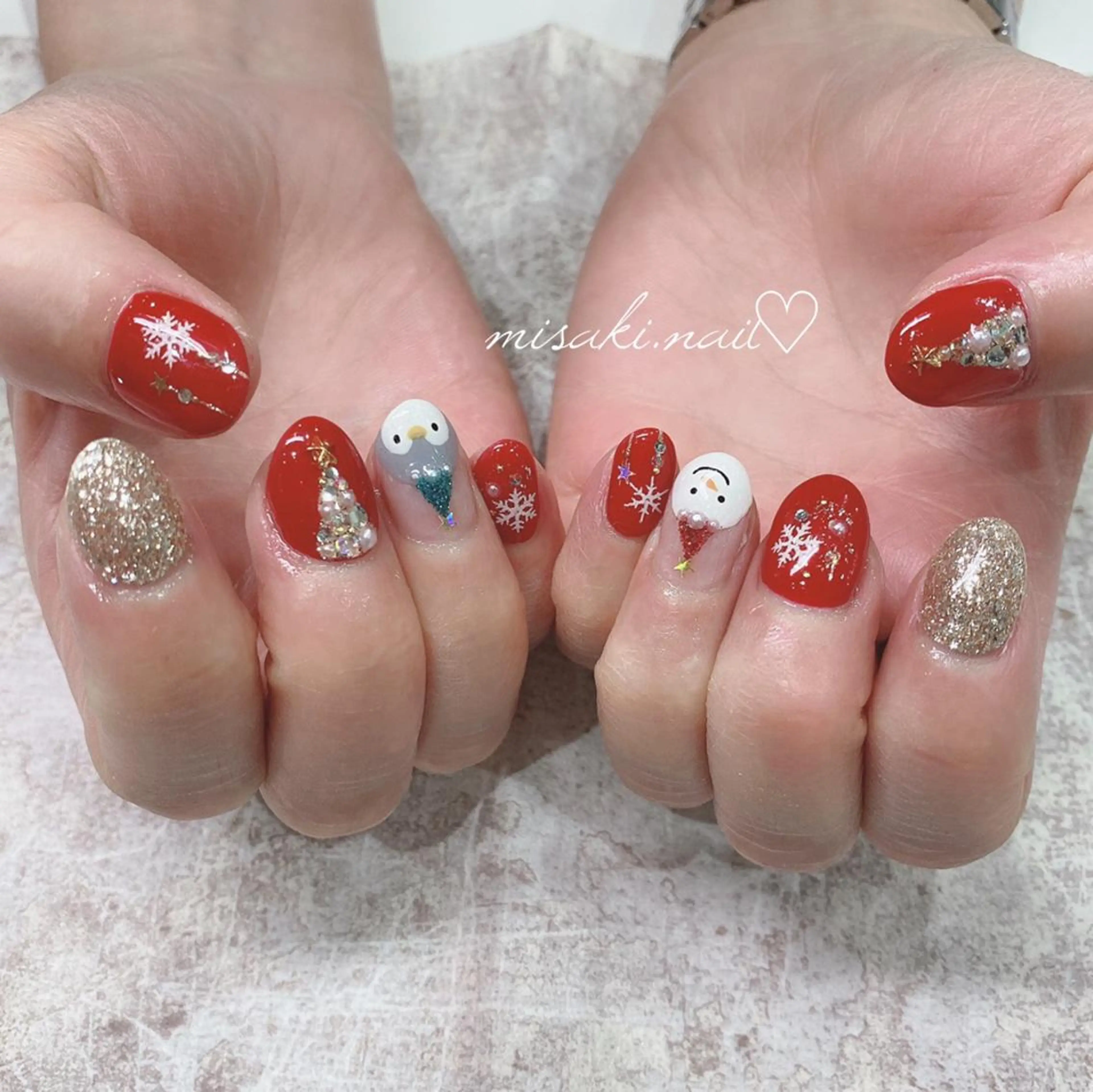 ネイル 韓国ネイル ワンホンネイル ハンドネイル nailsalon miinailsのネイルデザイン