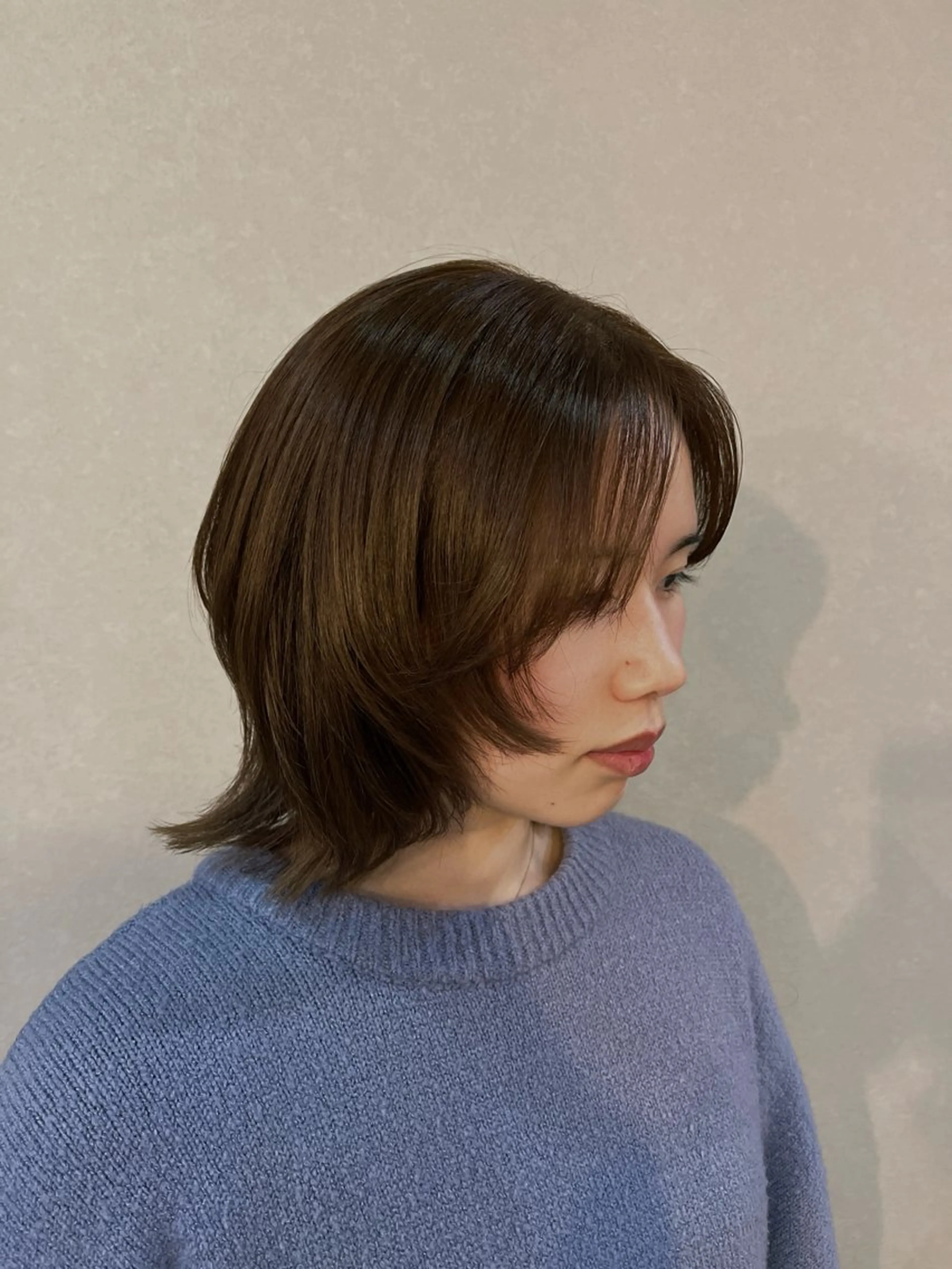 ミディアム ミディアムレイヤー レイヤーカット カット ChiKa／艶髪🩷 大人っぽカラー🩷のヘアスタイル