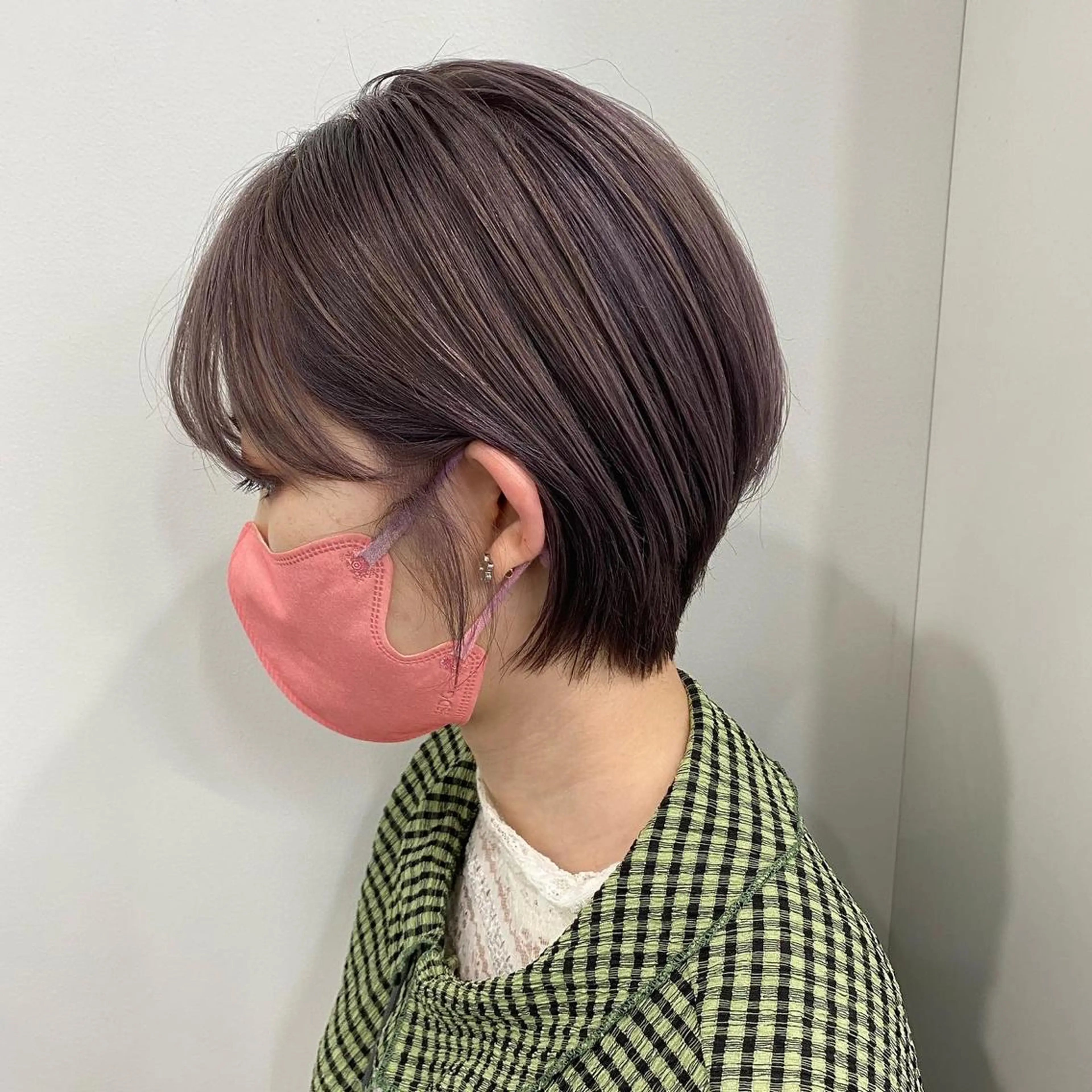 ショート カット ヘアカラー レイヤー✂︎赤み消し 髪質改善/井上健太のヘアスタイル