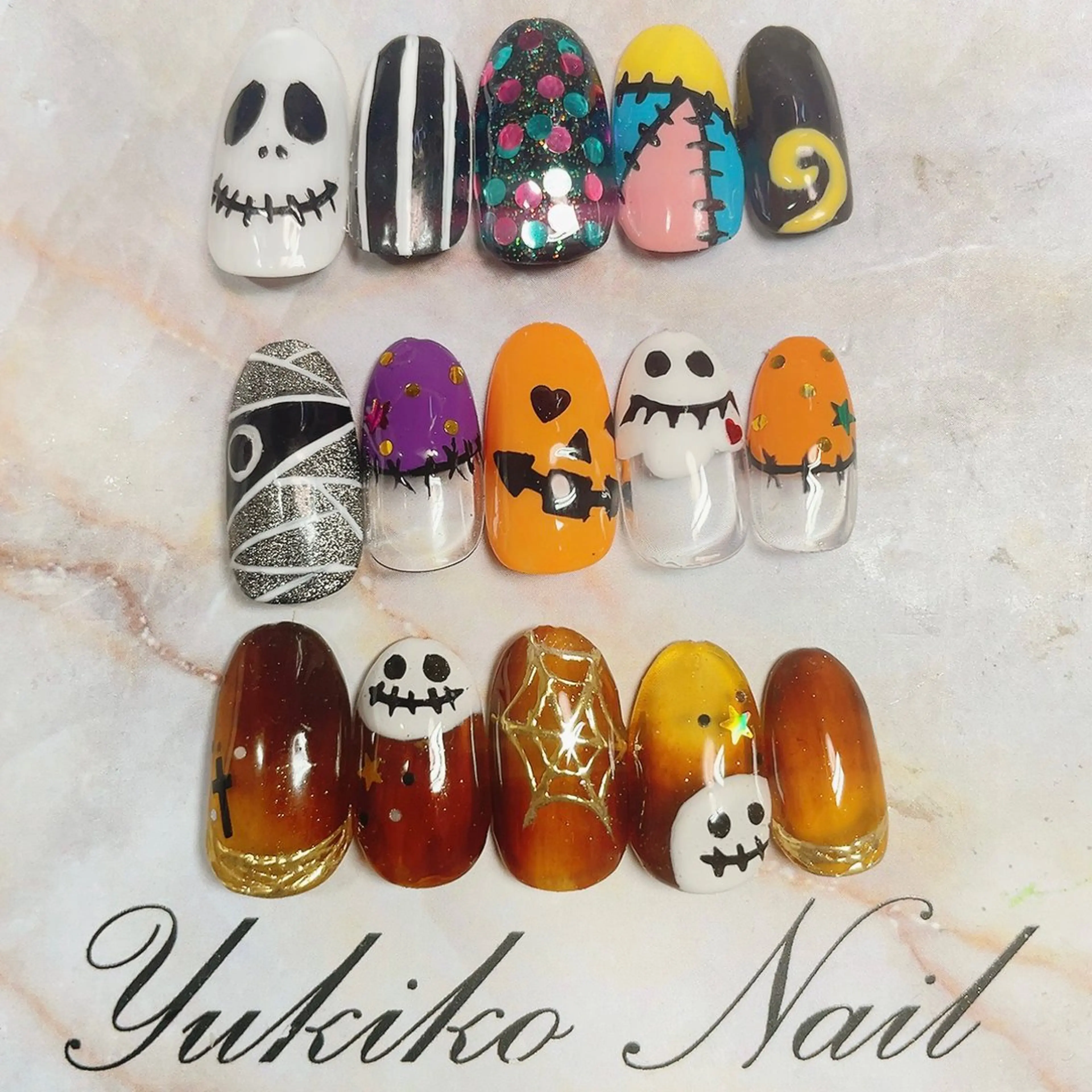 ネイル ハロウィン ユキコ ネイルのネイルデザイン