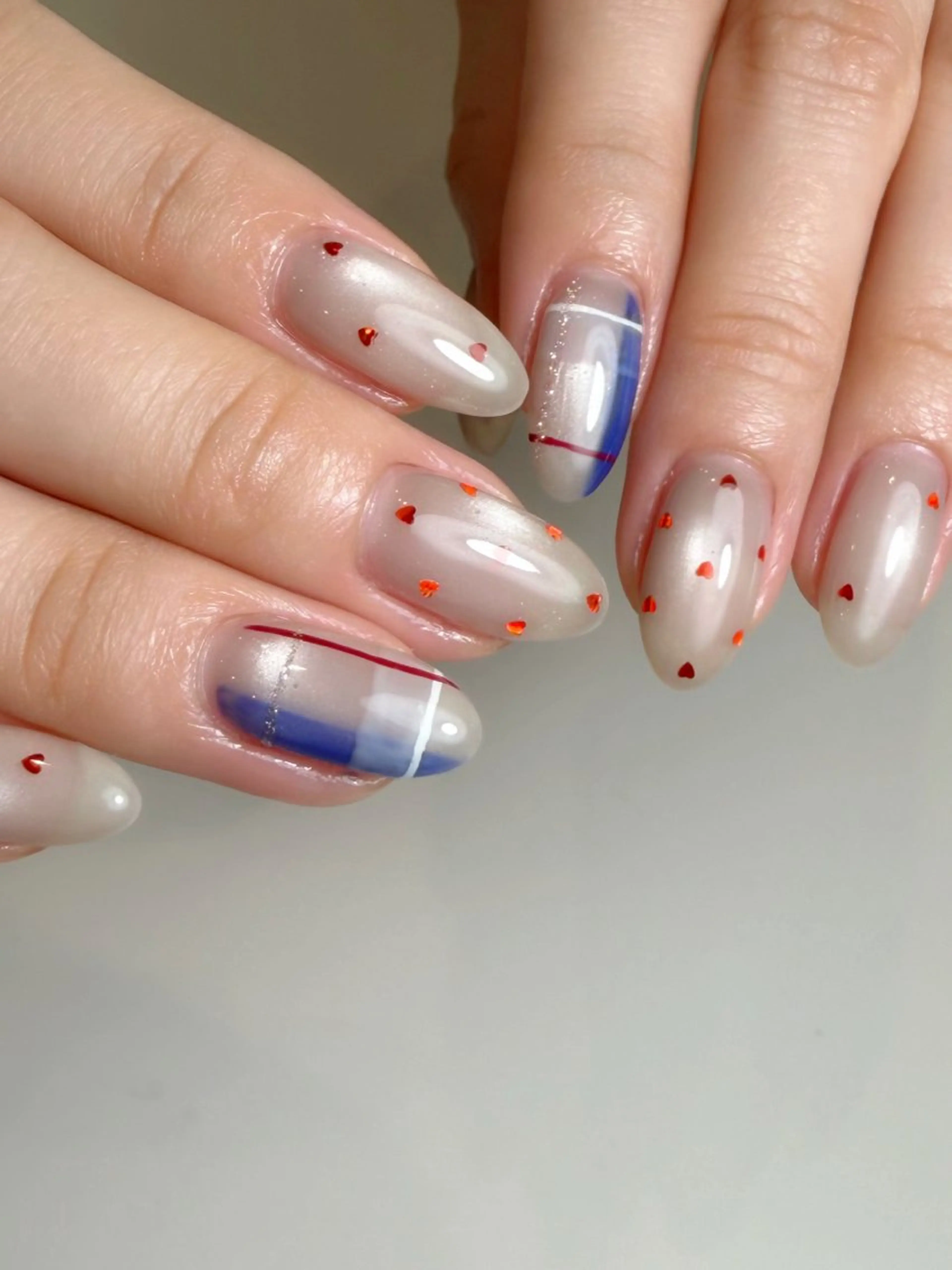 ネイル ハンドネイル Beauty salon Ryu・ange所属・PEARL ROSE パールローズのネイルデザイン