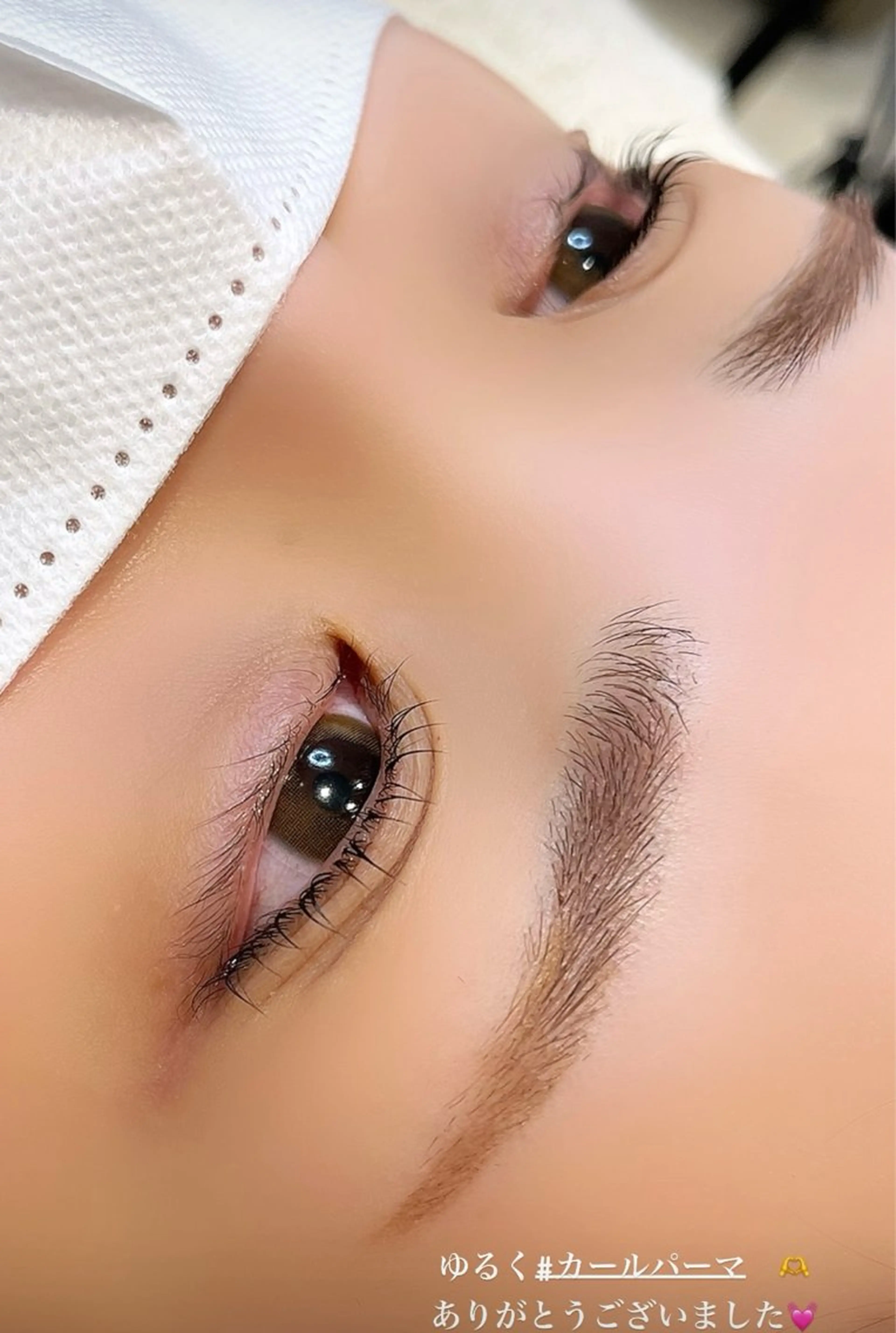 マツエク・マツパ ナチュラル 一重×まつ毛パーマ GO TODAY SHAiRE SALON　名古屋パルコ店所属・しみず さきのマツエク・マツパデザイン