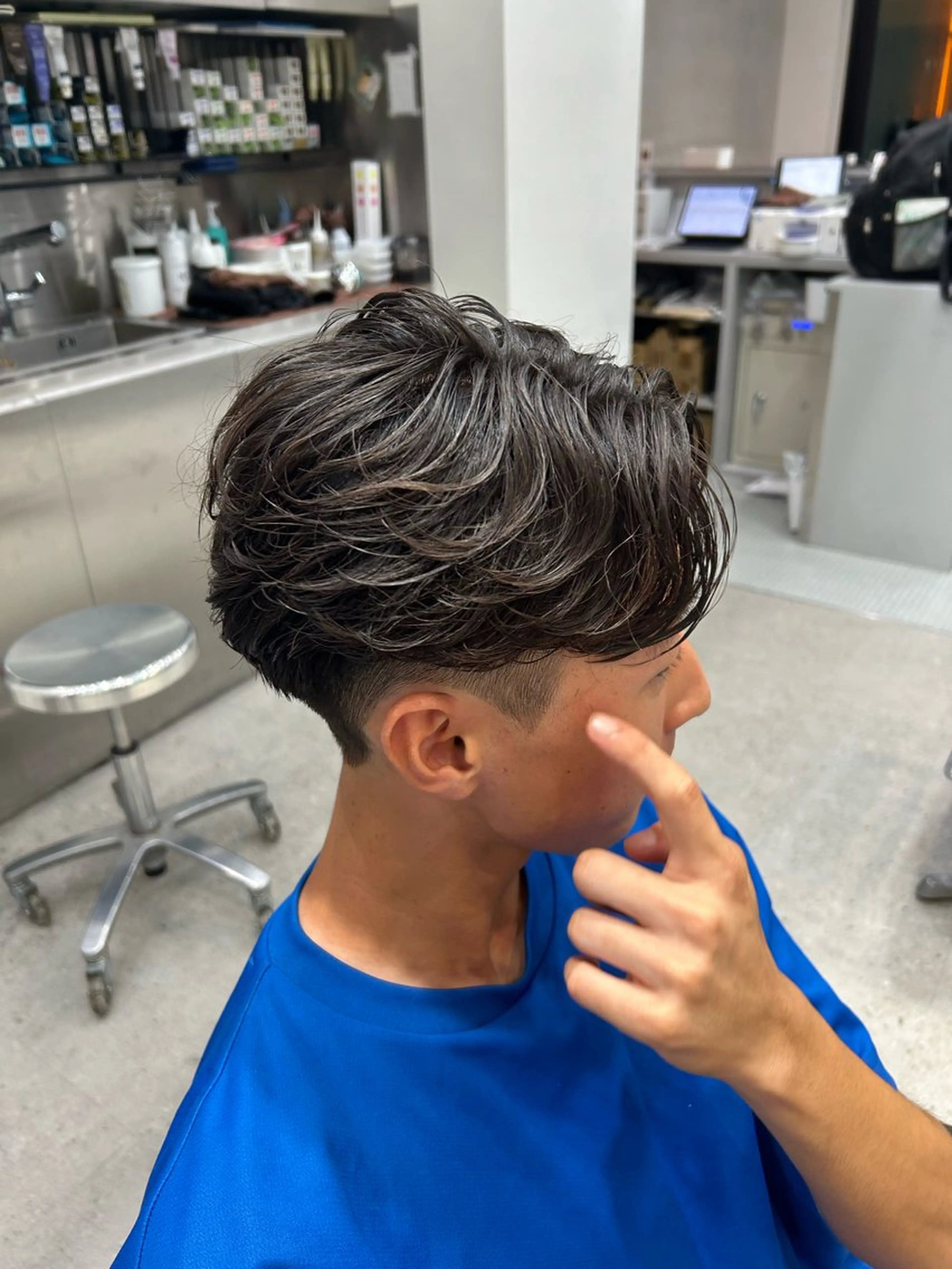 メンズ カット パーマ fifth渋谷所属・fifth春山 凜乃介のヘアスタイル