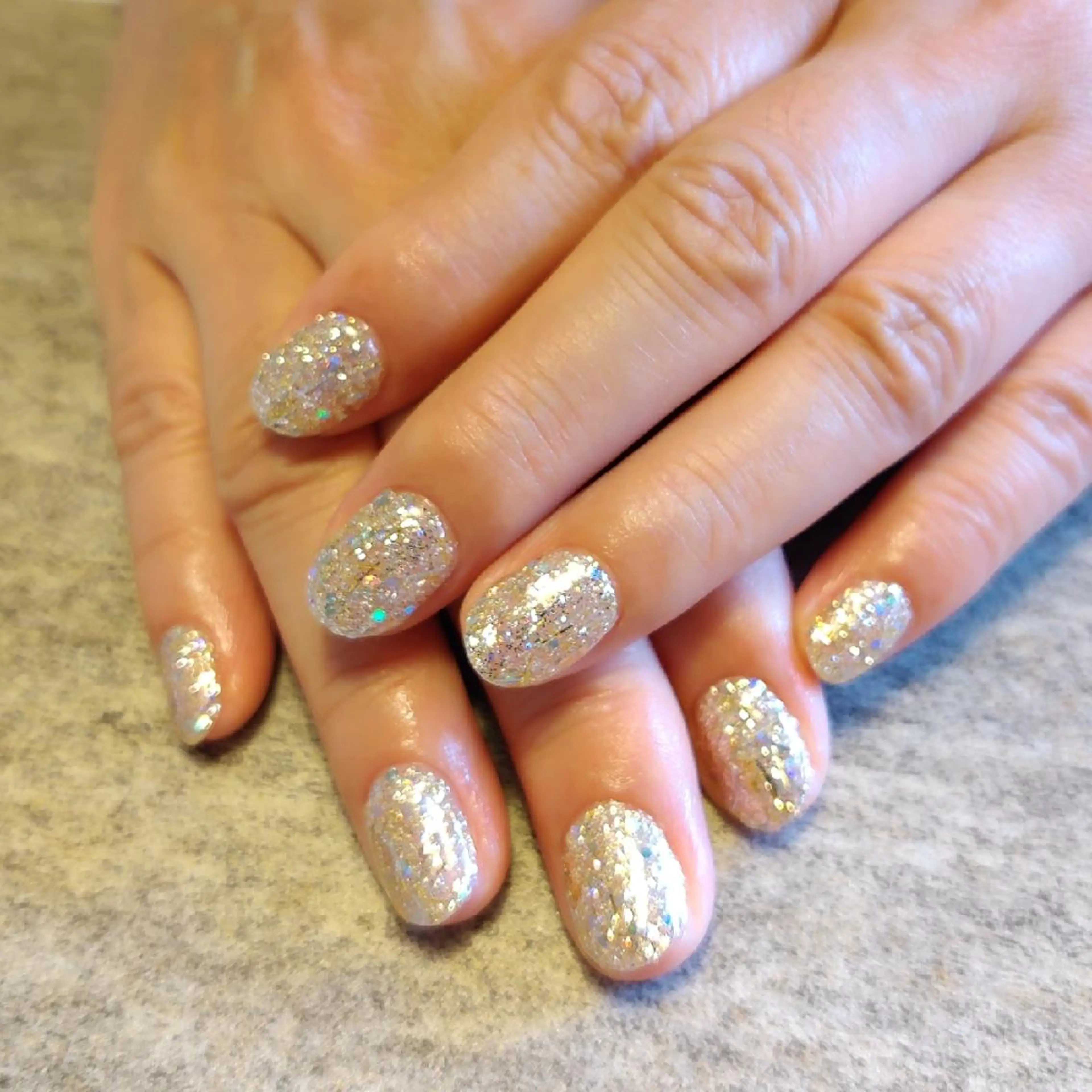 ネイル ラメ(グリッター) ジェヌインネイル 河内のネイルデザイン