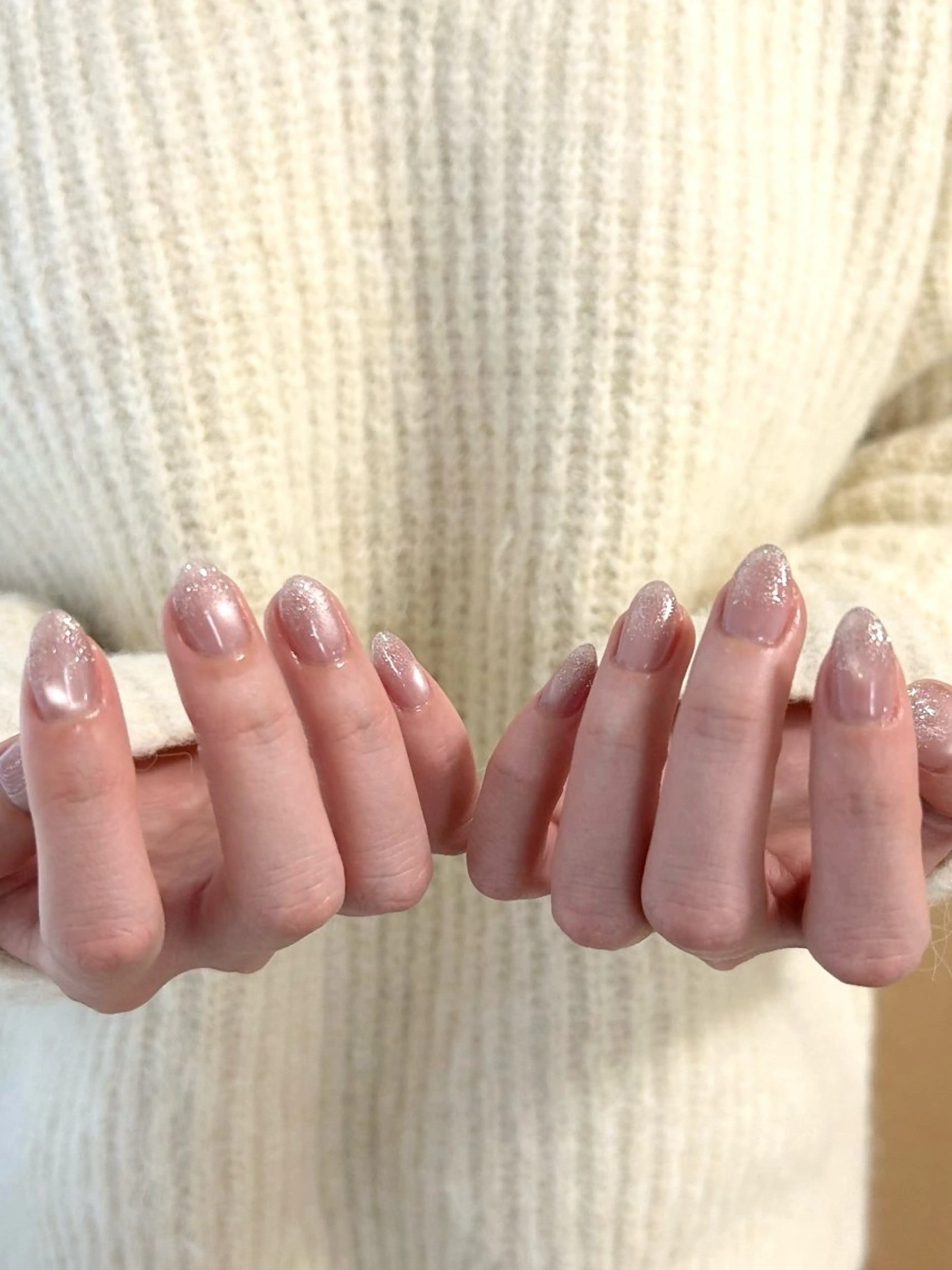 ネイル ラメ(グリッター) ラメグラデーション nail salon mynteのネイルデザイン