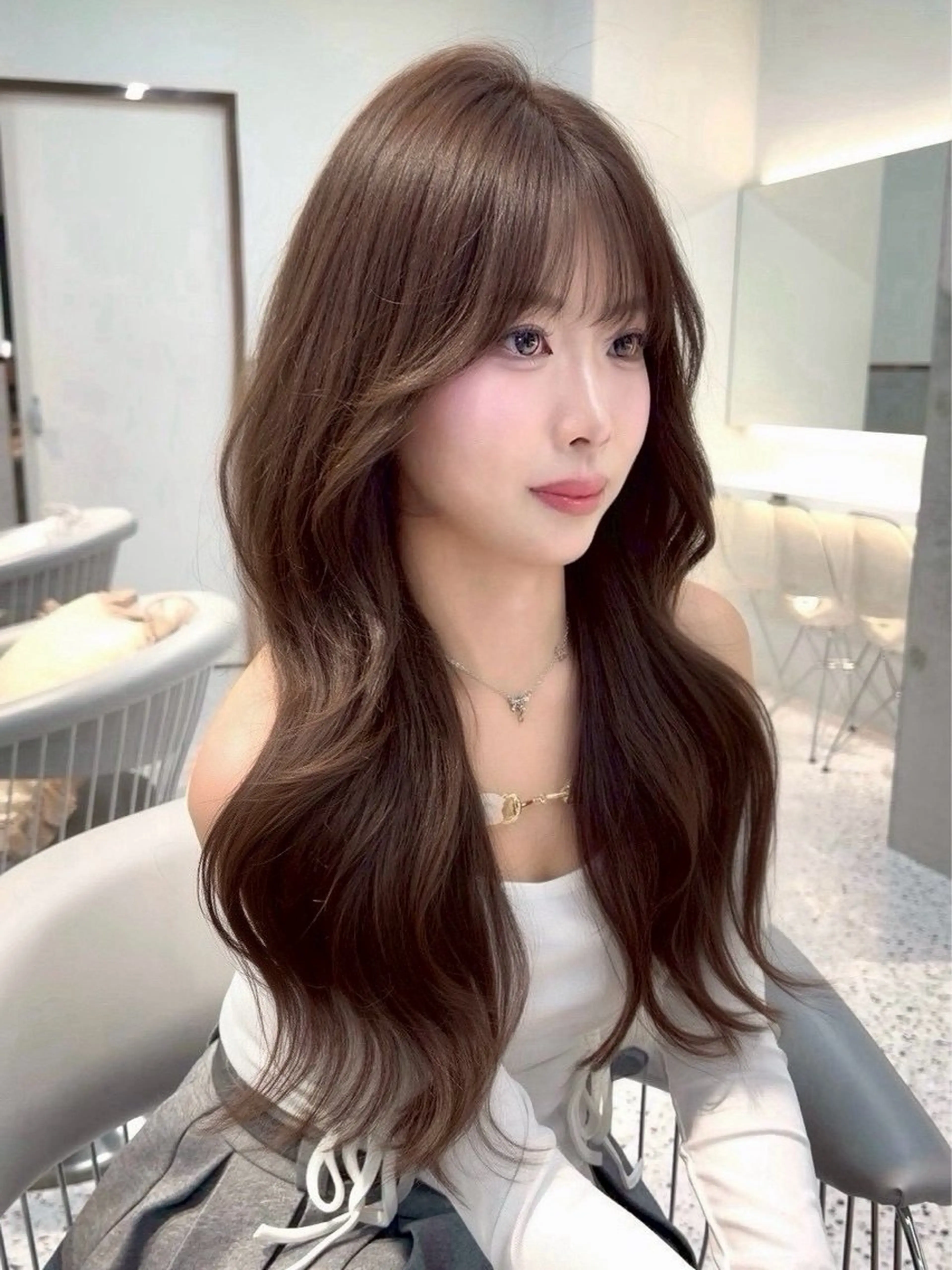 ロング カット ヘアカラー 🎀透明感カラー shizuka🎀のヘアスタイル