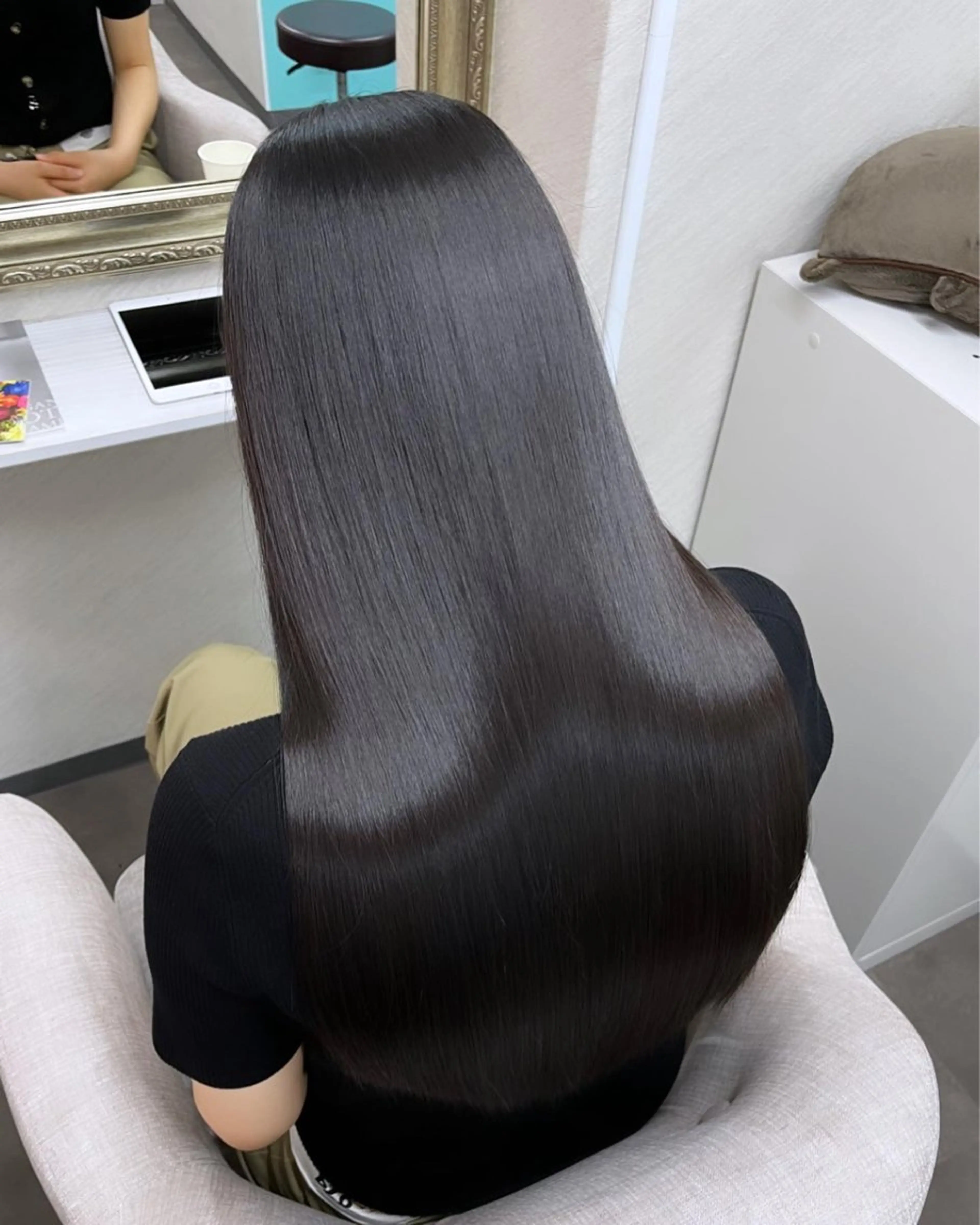 ロング 髪質改善 ロング 縮毛矯正 トリートメント トリートメント ヘッドスパ ヘアセット seta新宿所属・髪質改善/縮毛矯正 芹沢のヘアスタイル
