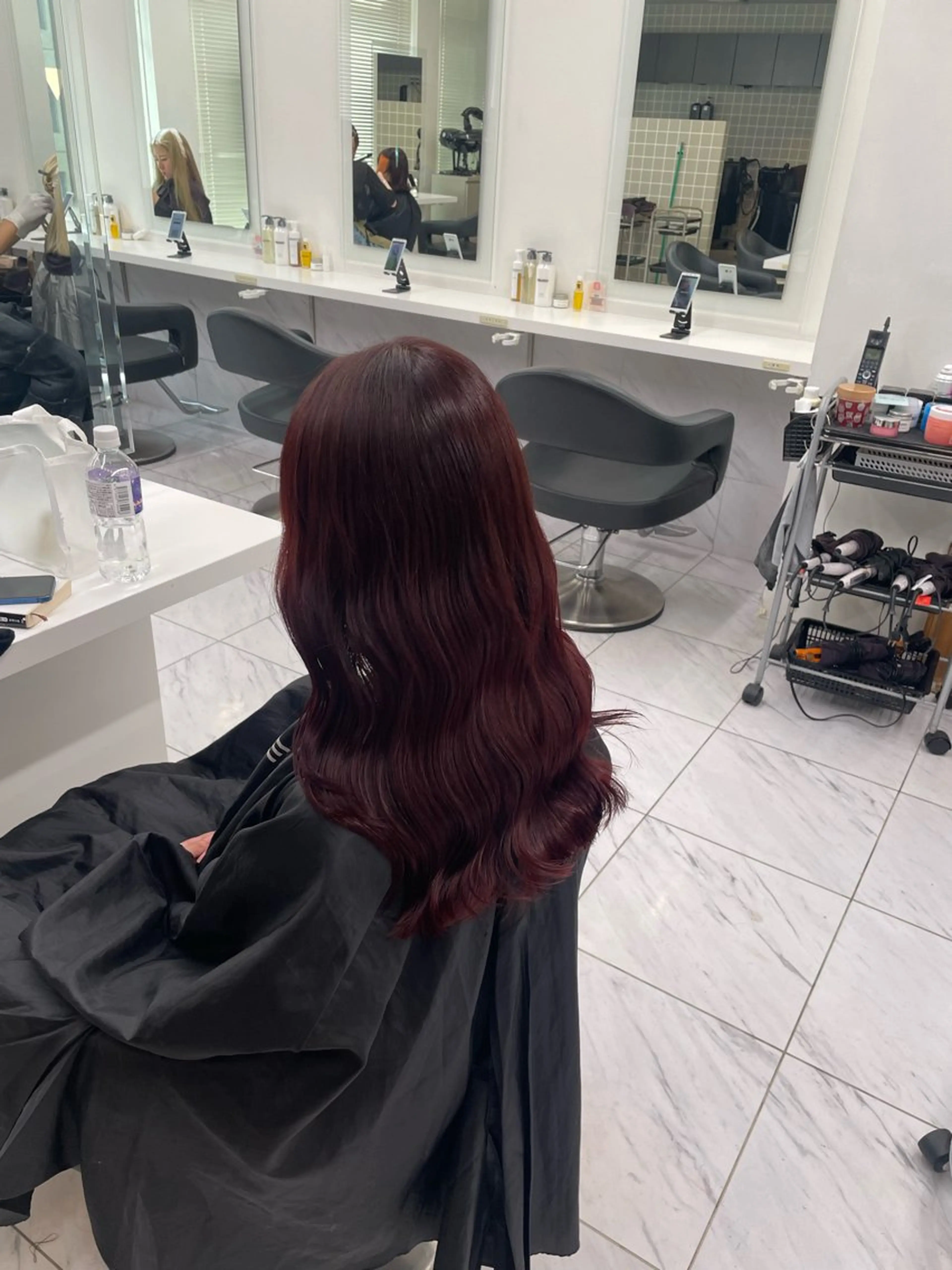 ロング カラー ヘアアレンジ ヘアカラー トリートメント ヘアセット 💗横浜美容室 💗HARUNAのヘアスタイル