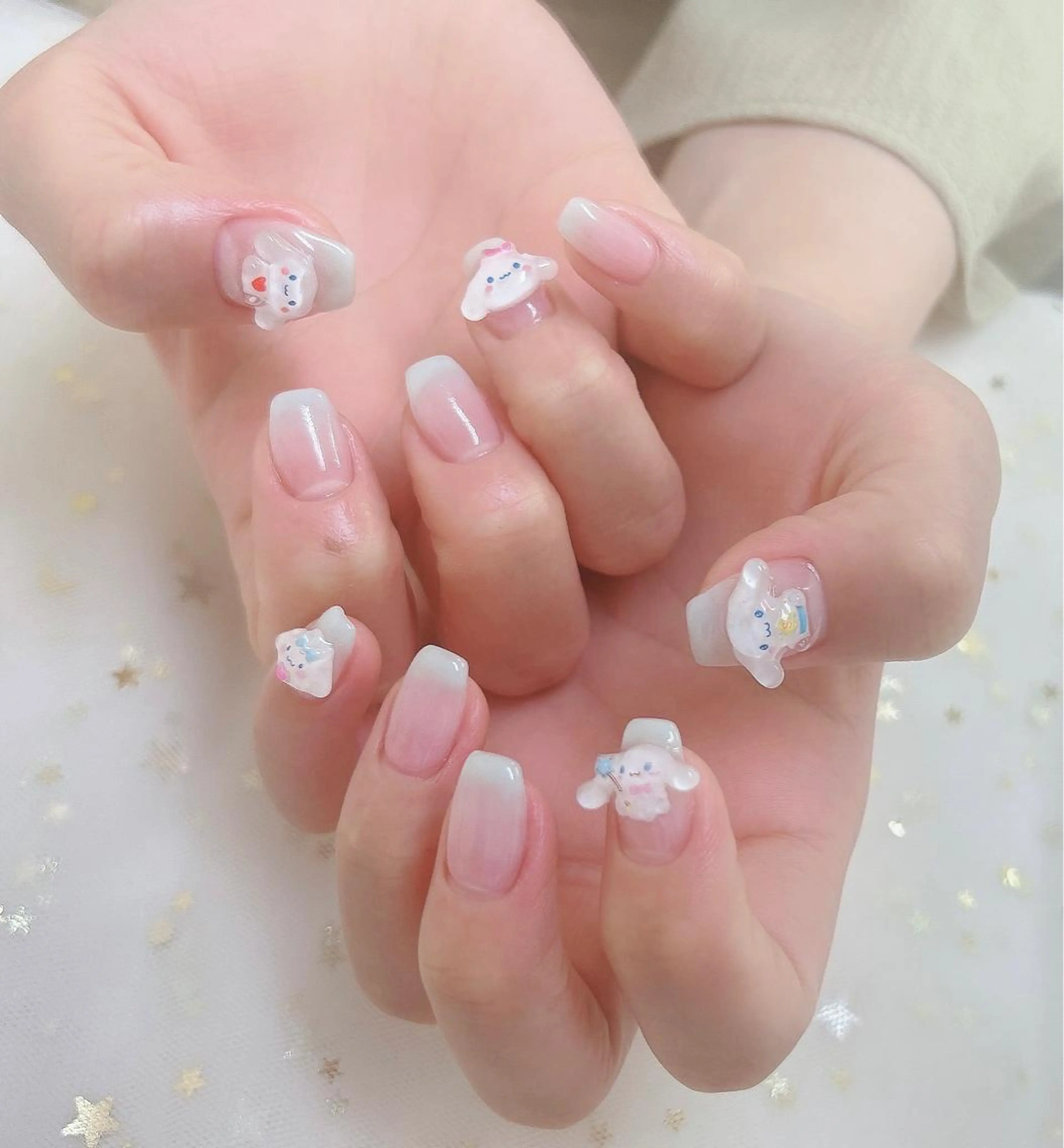 ネイル 持ち込み ハンドネイル 上福岡 らんらんのネイルデザイン