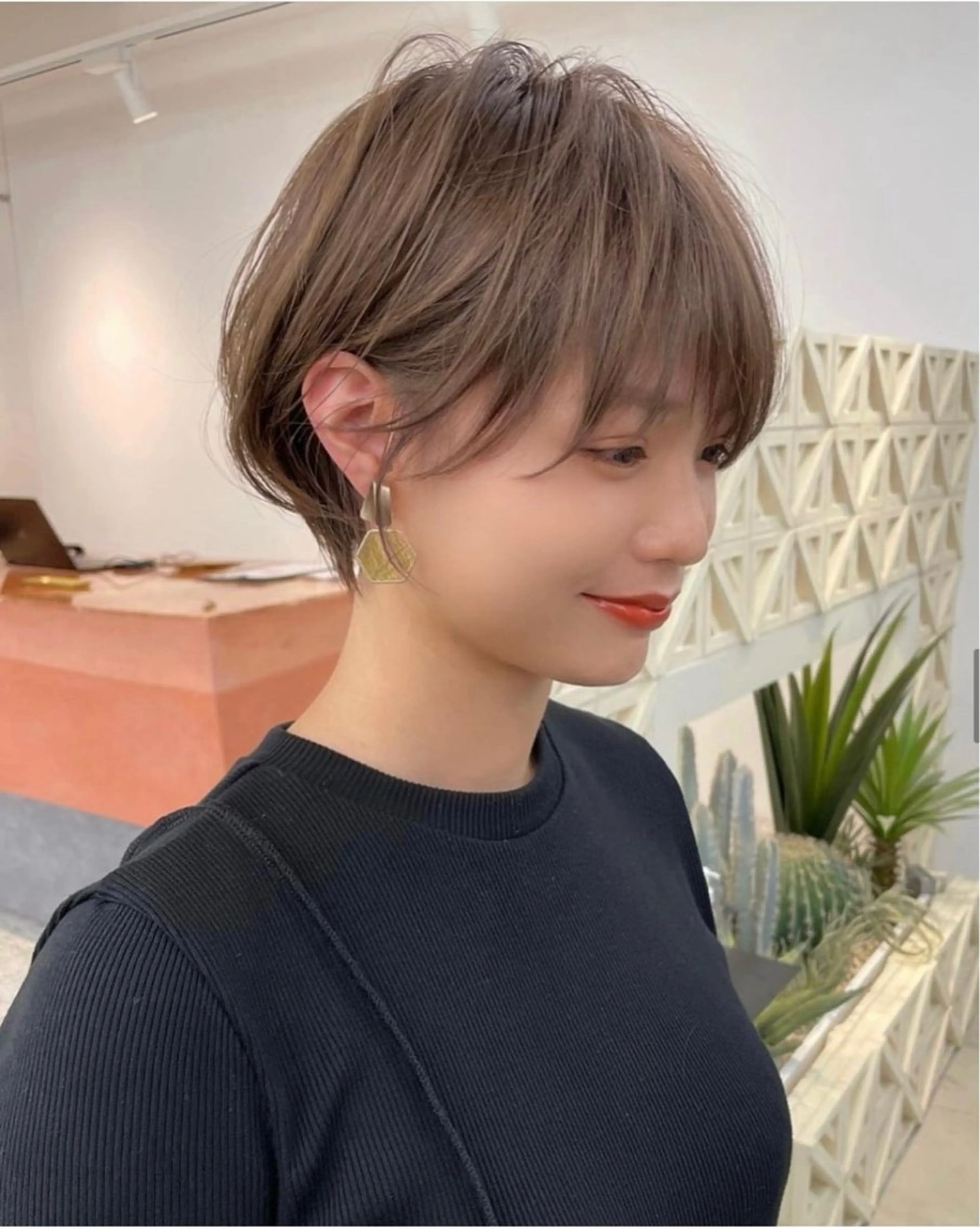 🐰デザインカット+透明感ダブルカラー+オージュア3STEPトリートメント🐰(※ブリーチなし)の写真